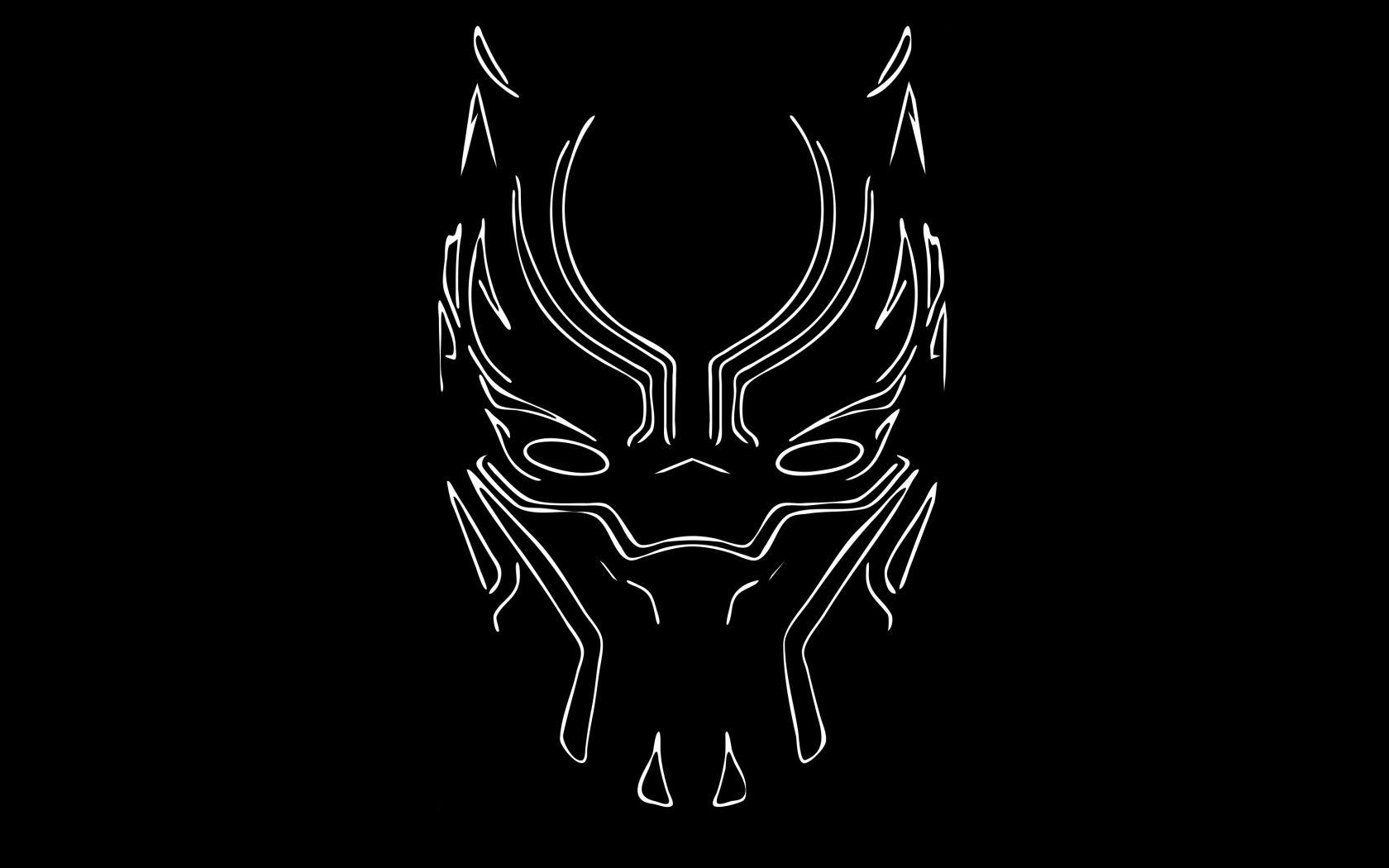 1680x1050 Download 1680x1050 wallpaper black panther, mask, minimal, art, widescreen 16: widescreen, 1680x1050 HD image, background, 3102