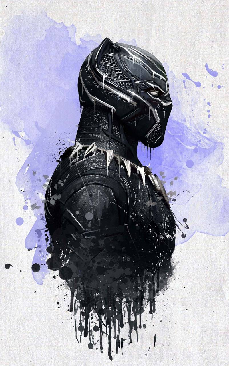 802x1280 black panther wallpaper