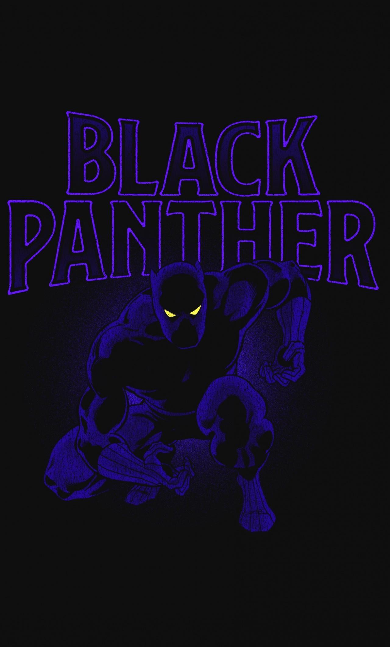1280x2120 iPhone Superhero Black Panther Wallpaper