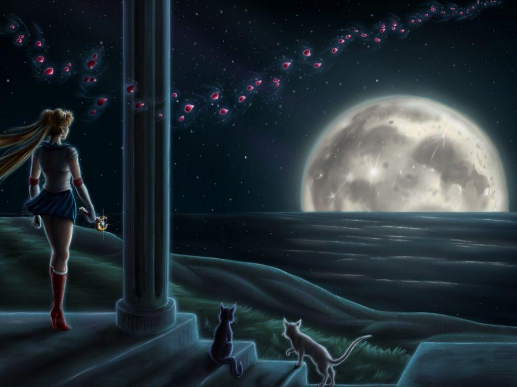 1024x768 Sailor Moon 14 HD Desktop Wallpaper. computer. HD