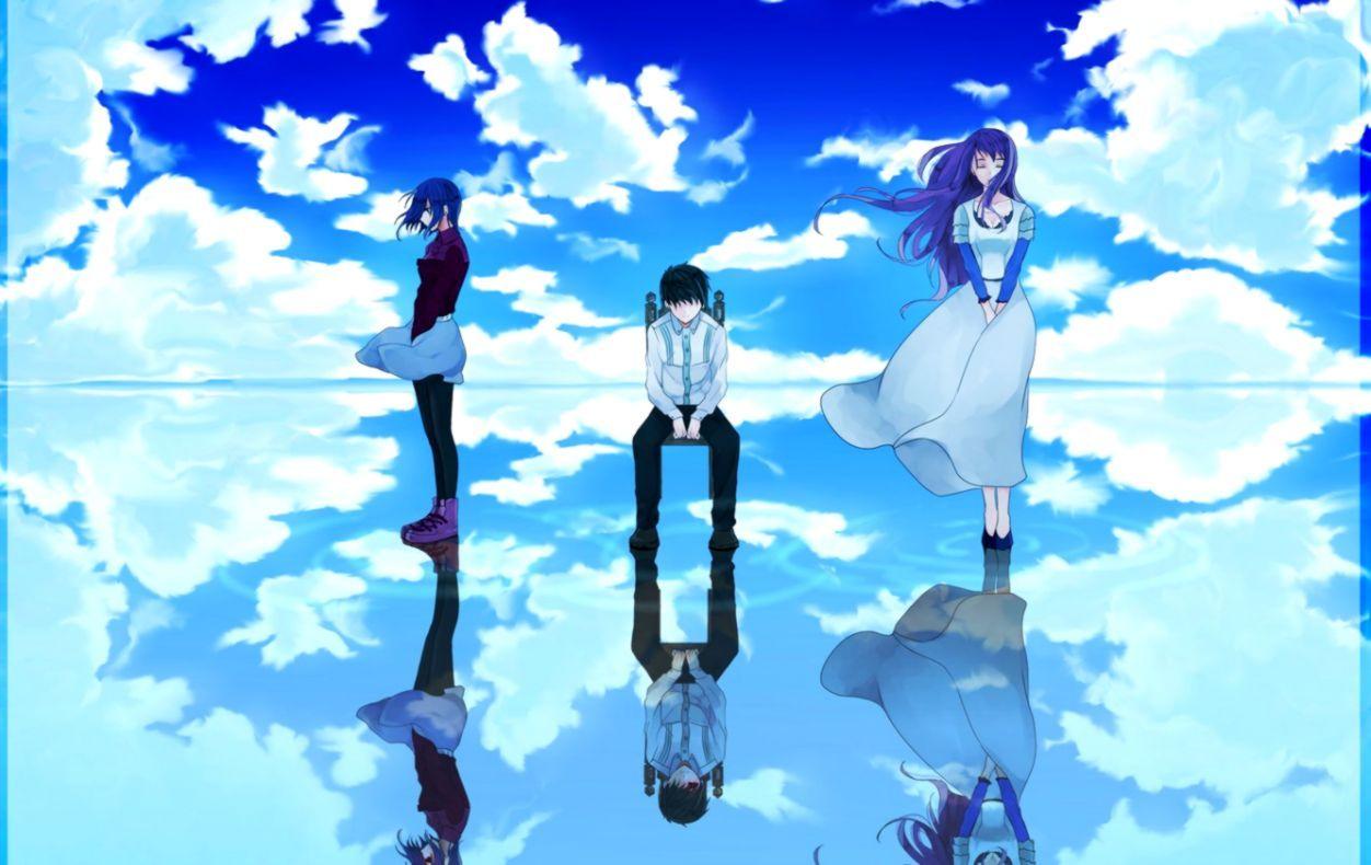1252x790 Blue Sky Anime