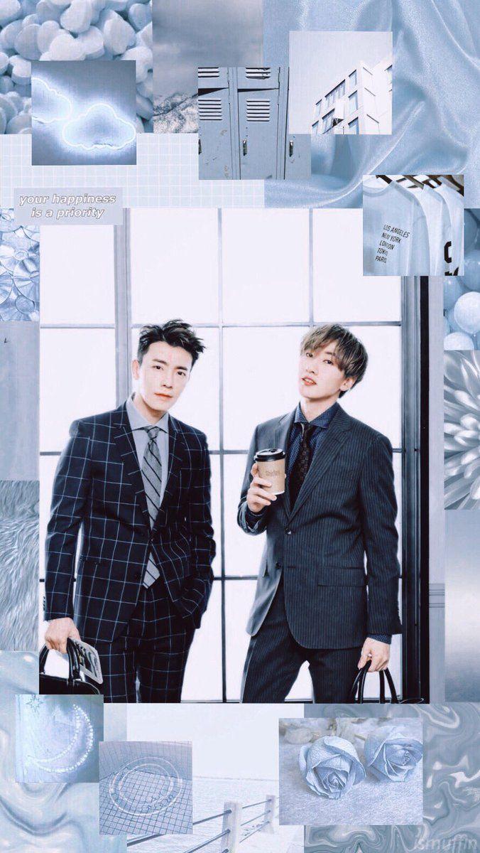676x1200 suju aesthetic wallpaper - soft hae & hyuk