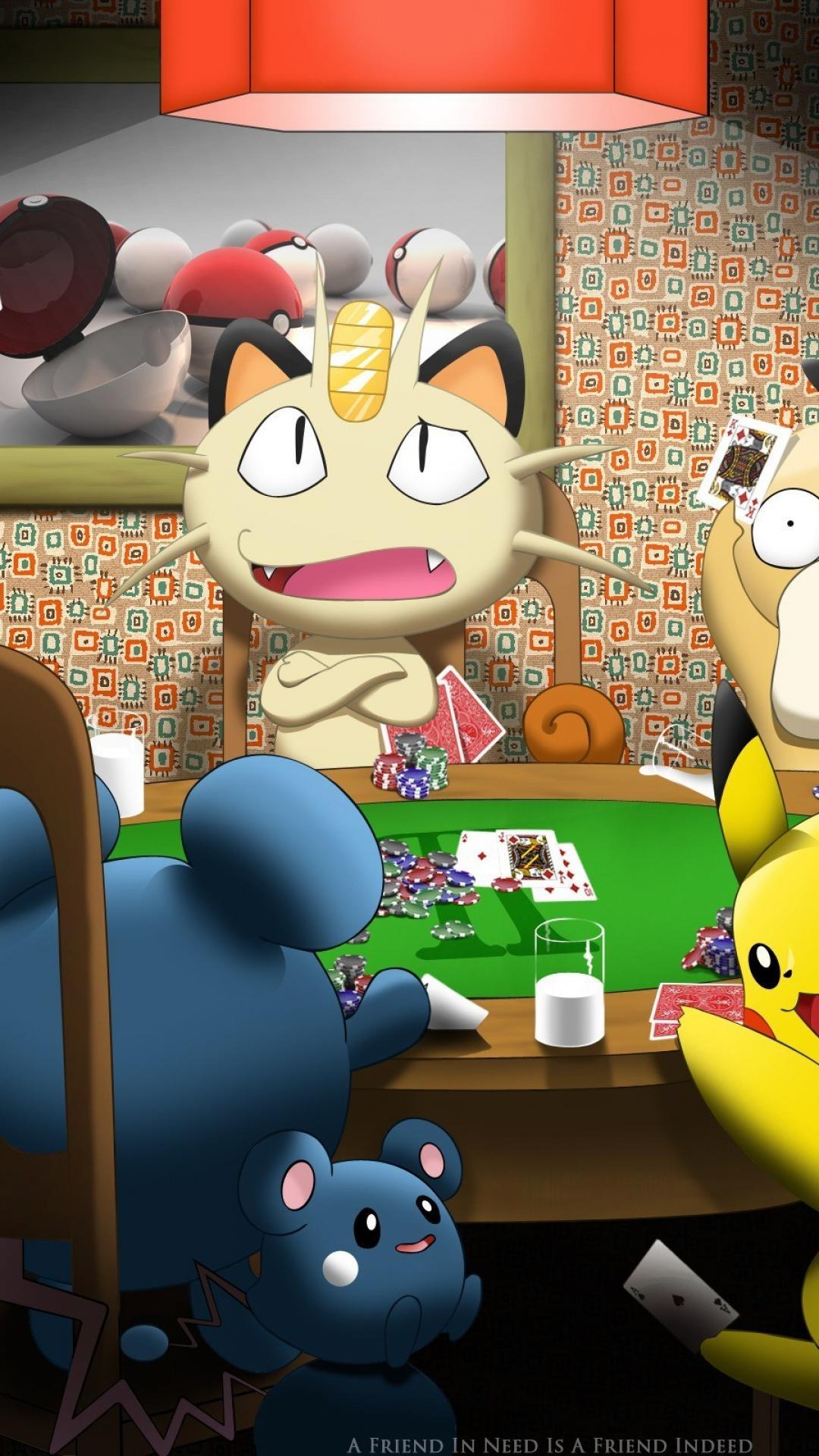 1080x1920 Meowth mew pikachu pokemon psyduck wallpaper