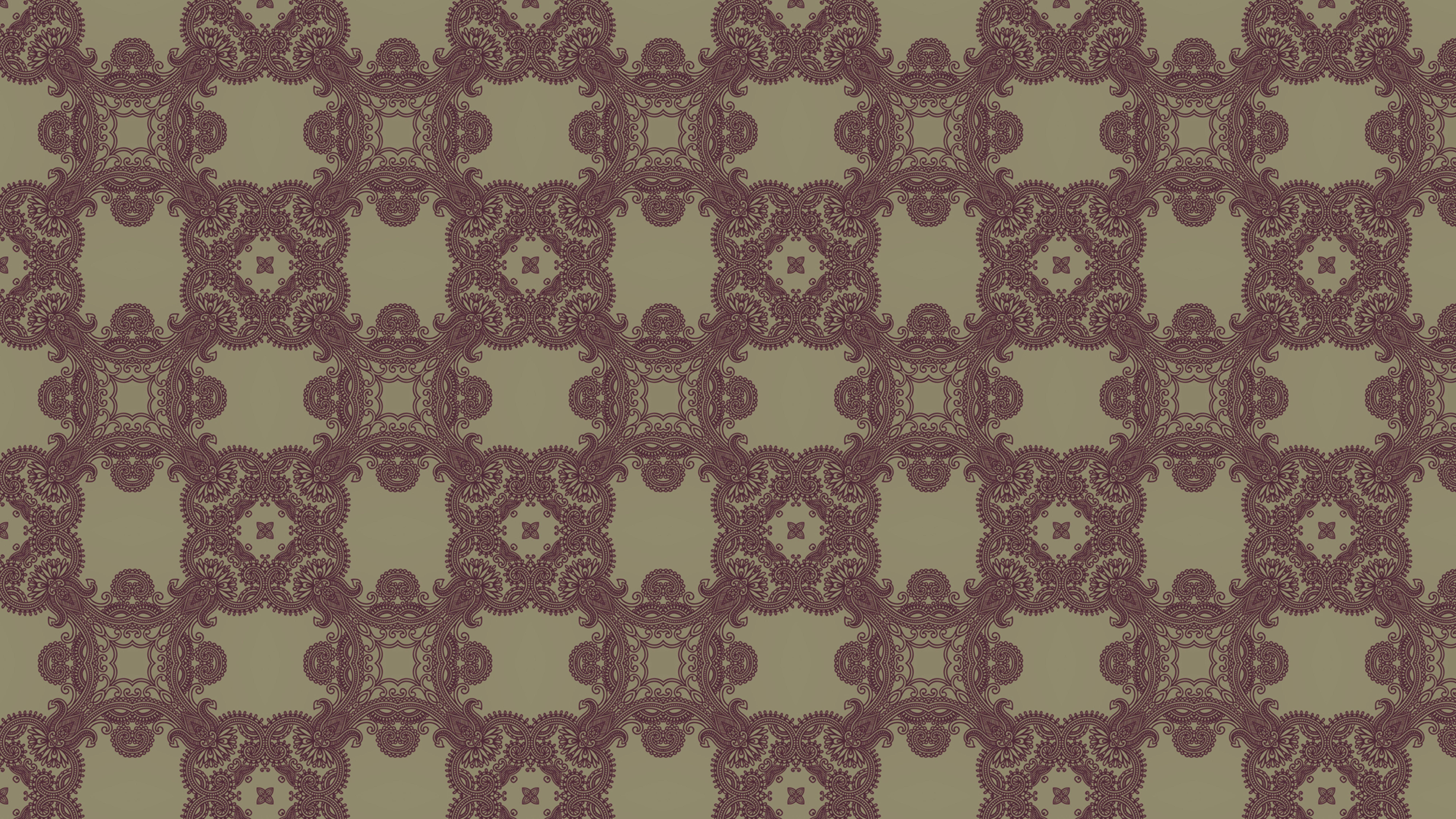8000x4500 Free Purple and Beige Vintage Ornamental Seamless Pattern Wallpaper Template