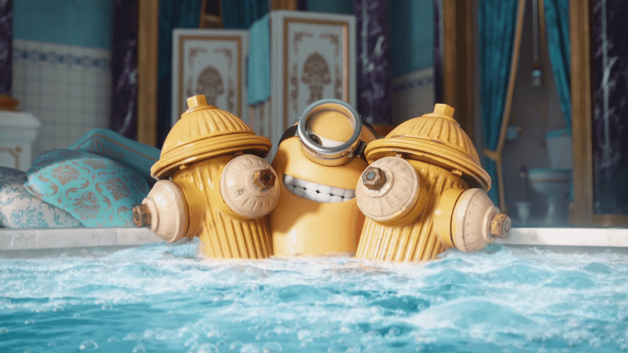 1280x720 Jacuzzi Minions 1280x720 (720p). Papaya, Risa