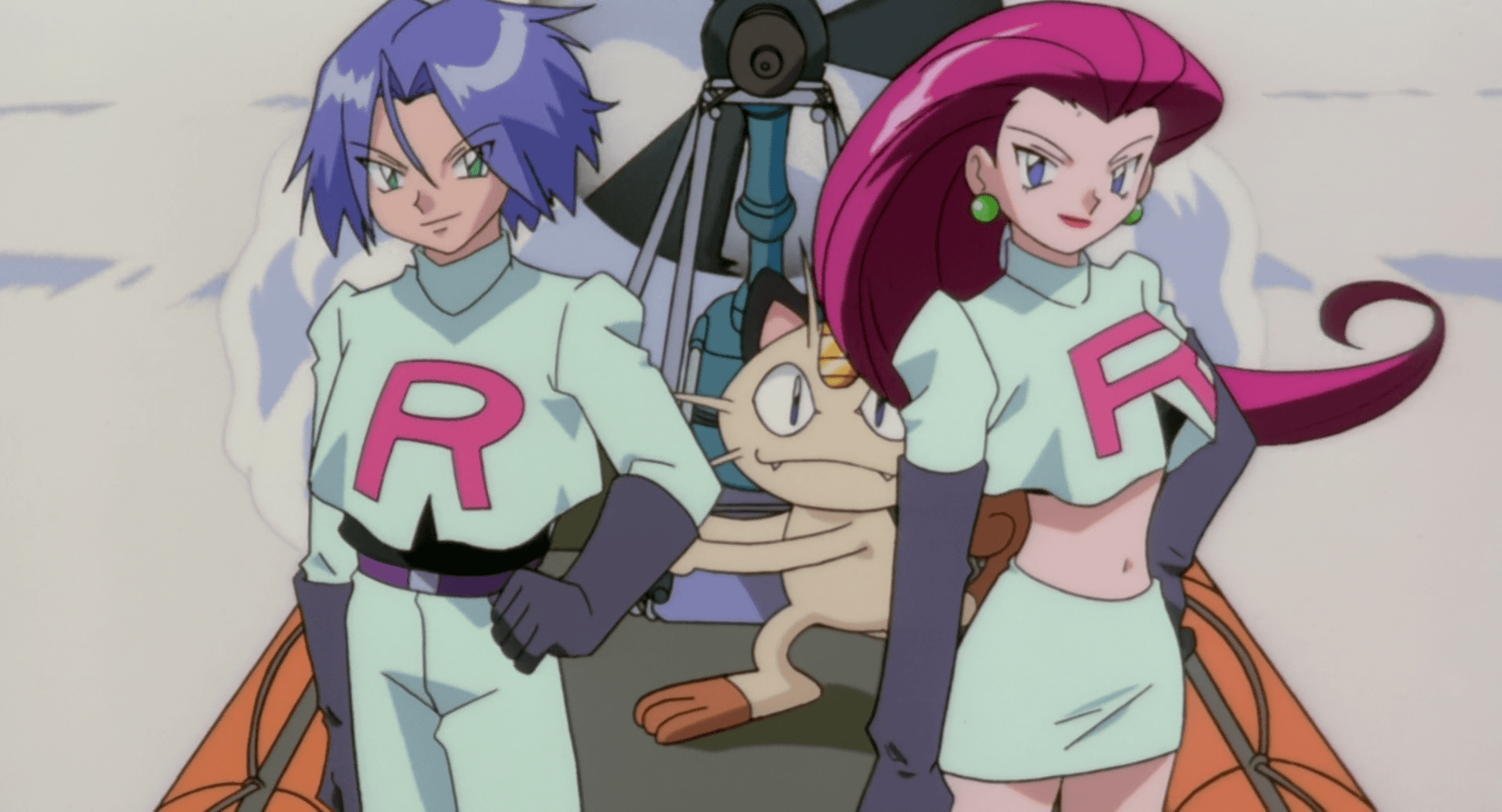 1916x1036 Anime Pokemon James (Pokémon) Jessie (Pokémon) Meowth (Pokemon