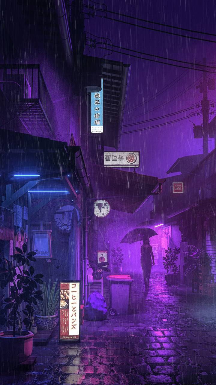 720x1280 Purple Rain wallpaper