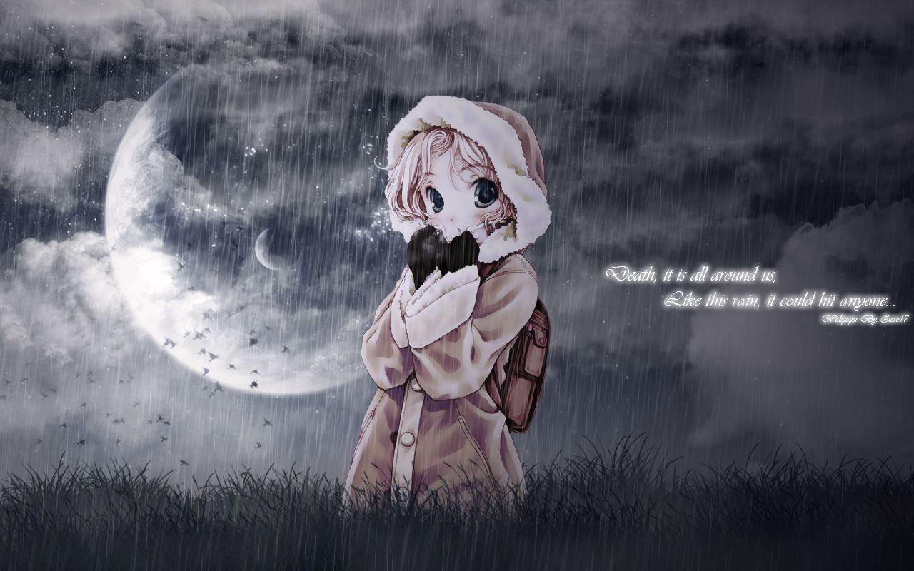 1280x800 Anime Wallpaper: Death is like Rain