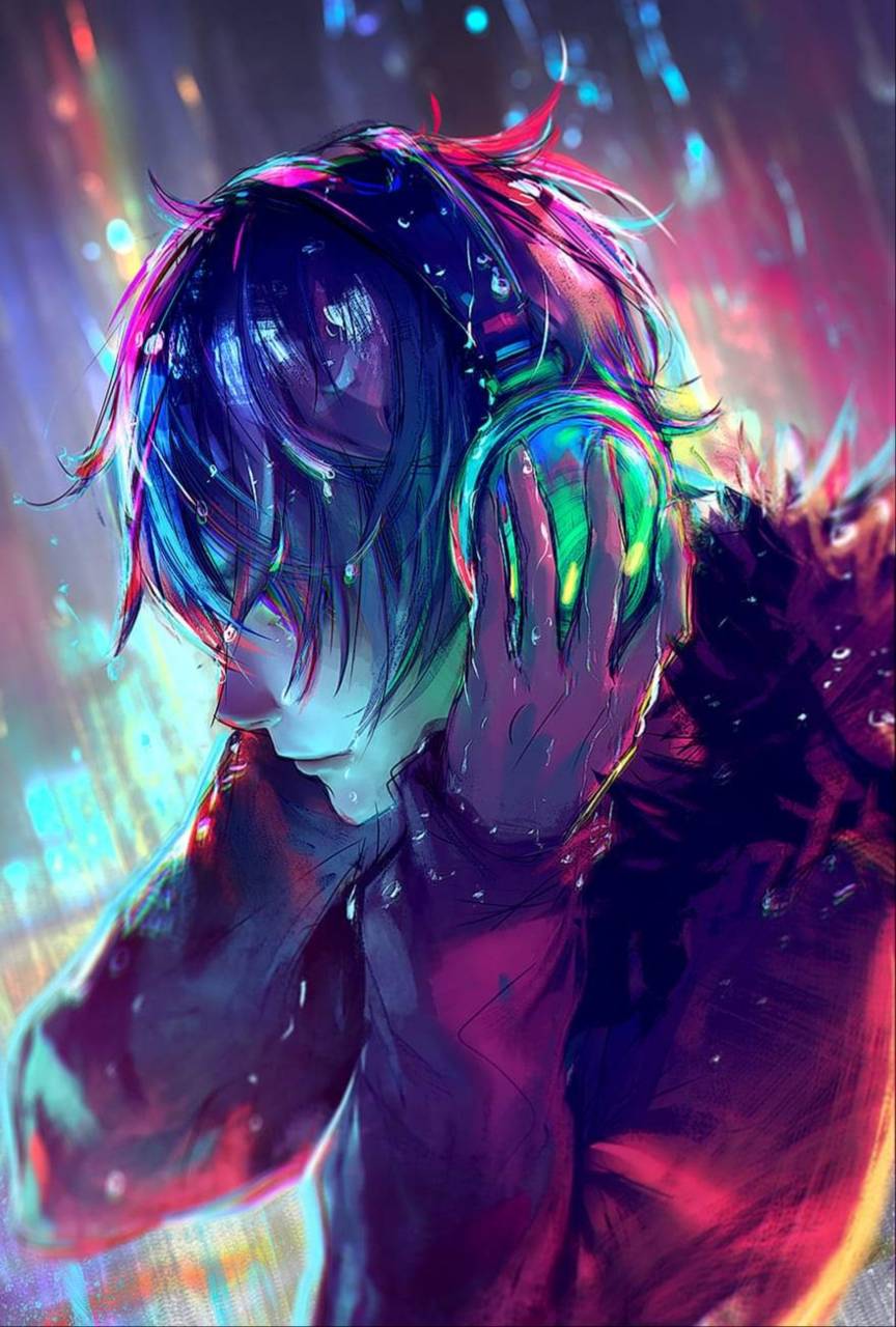 864x1280 Anime music wallpaper