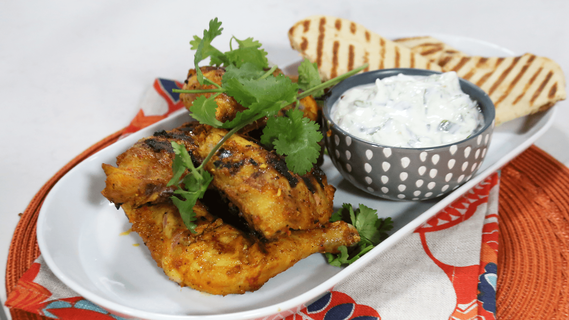 1920x1080 Tandoori chicken legs