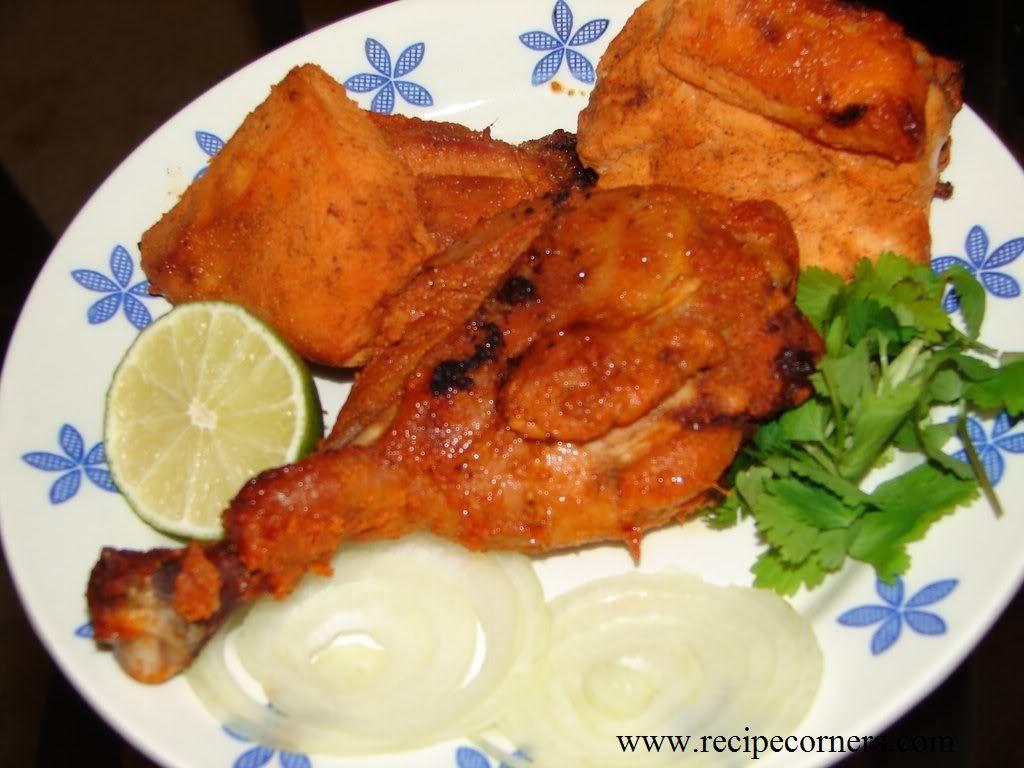 1024x768 TANDOORI CHICKEN PREPARATION IN MICROWAVE OVEN