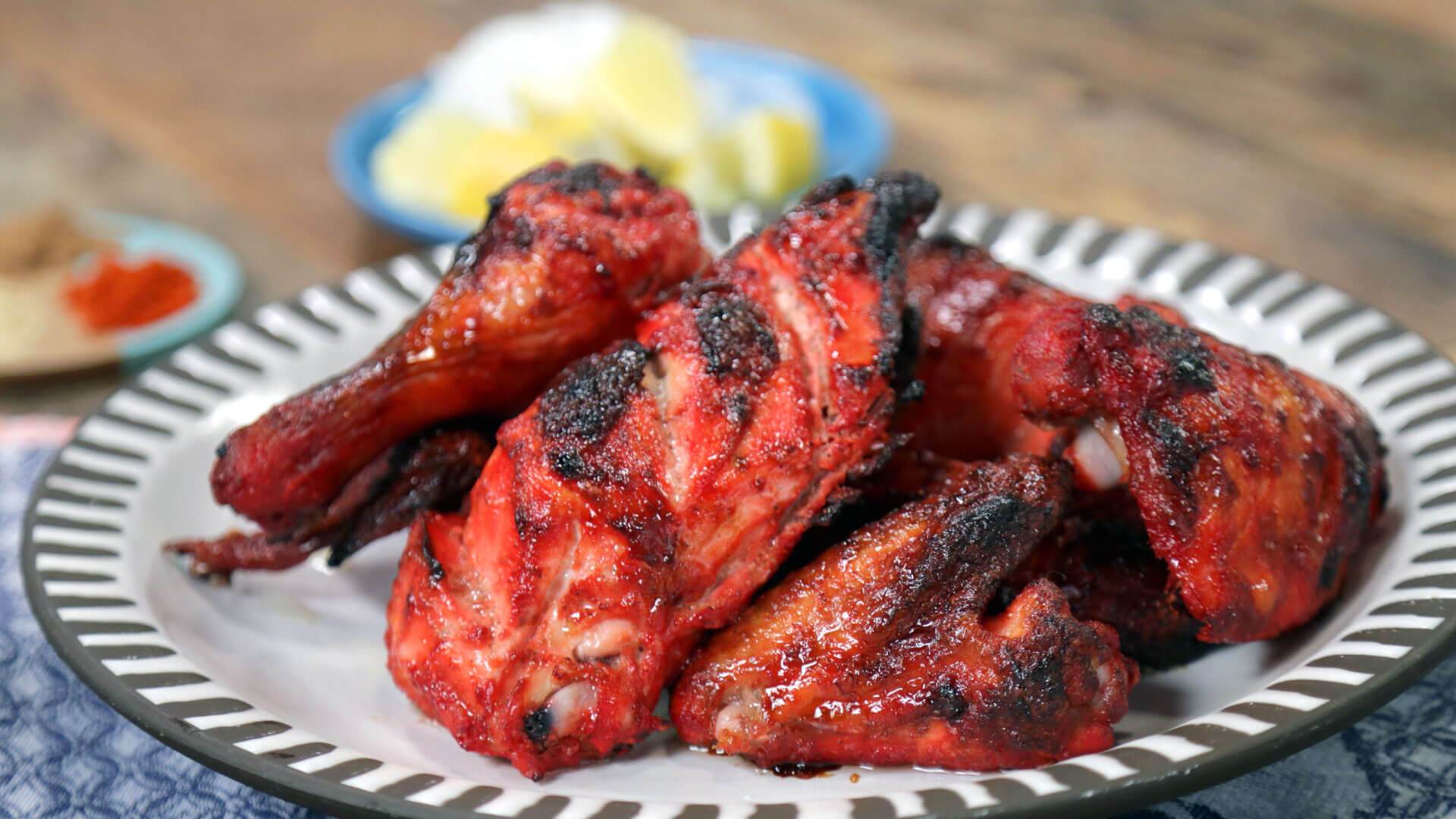 1920x1080 Fried Tandoori Chicken Recipe. Indian Tandoori Chicken Recipe