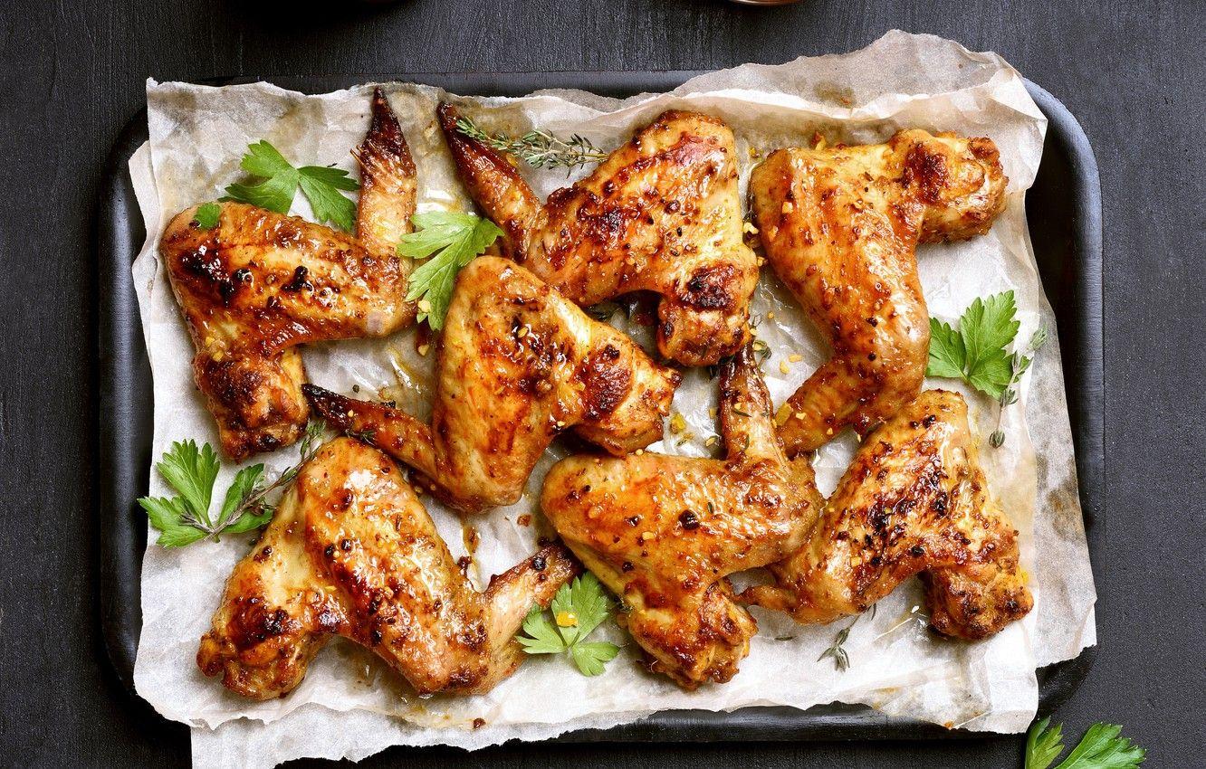 1332x850 Wallpaper food, chicken, meat, spices, grill image for desktop, section еда