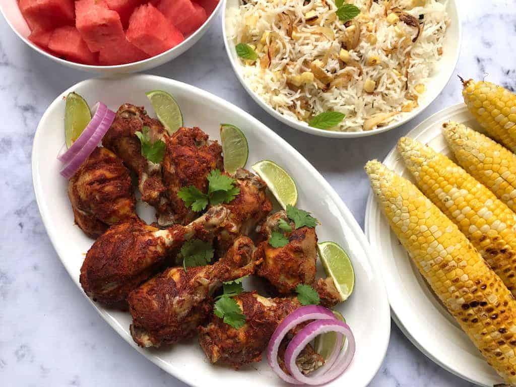1024x768 Instant Pot Tandoori Chicken. Fall off the bone chicken of Curry