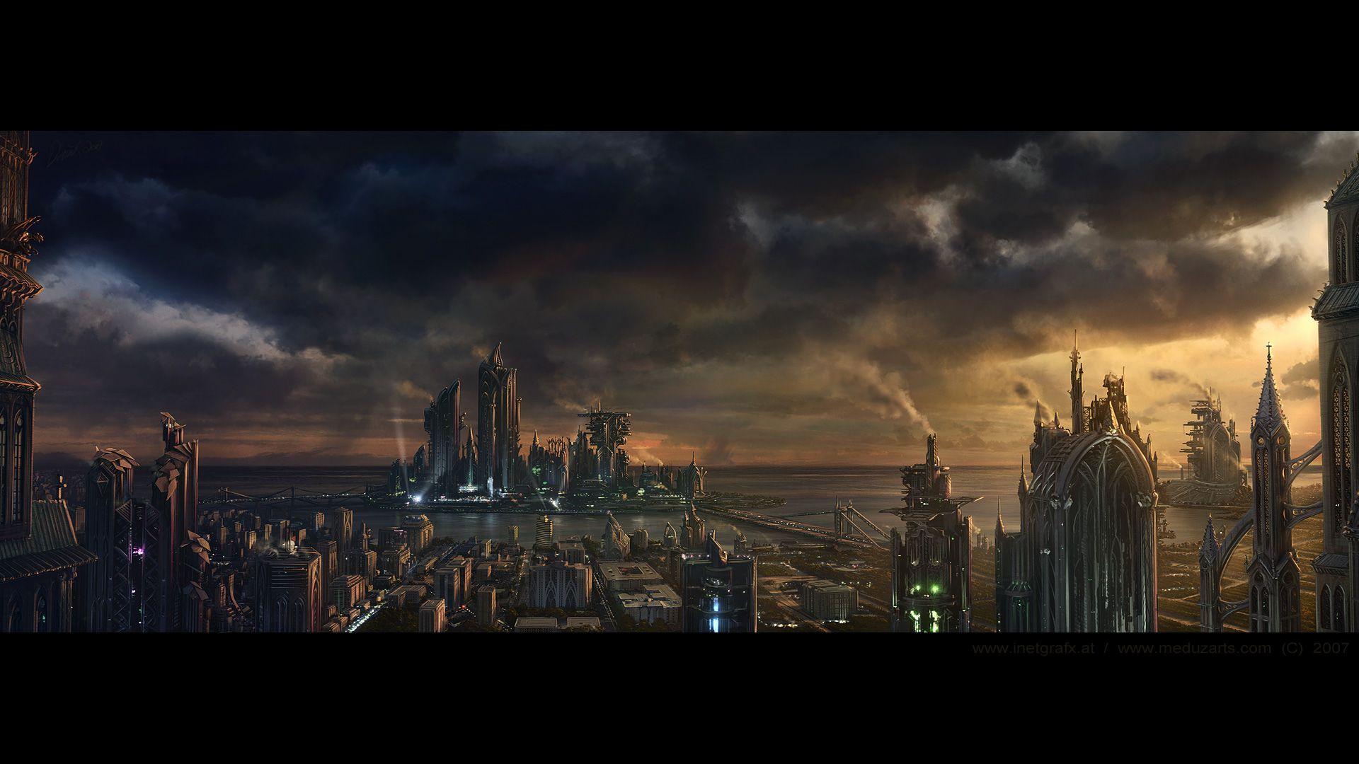 1920x1080 Netgrafx, categories, industrial, gothic, wallpaper, environment