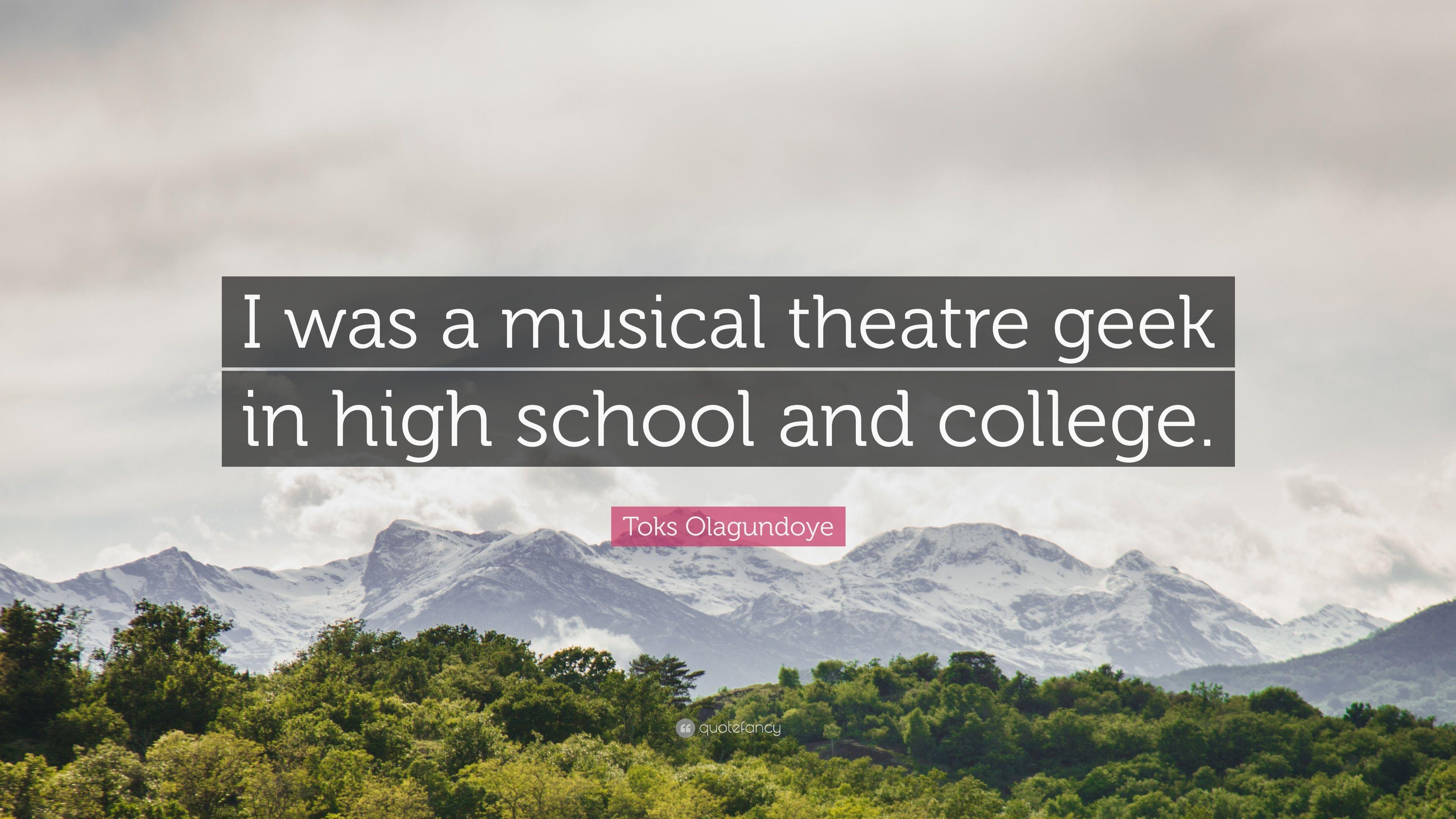 3840x2160 Toks Olagundoye Quote: “I was a musical theatre geek in high school and college.” (7 wallpaper)