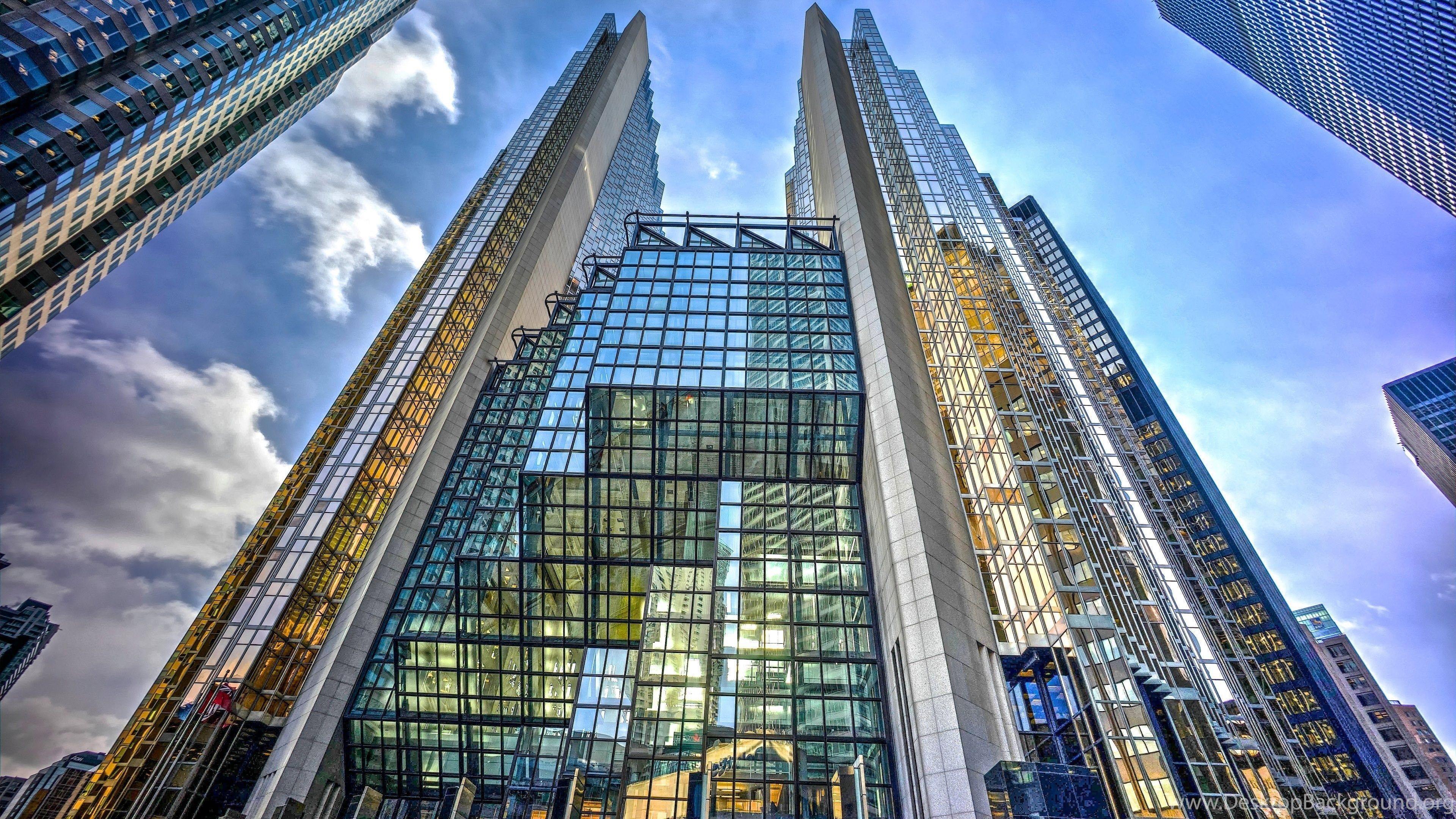 3840x2160 Architecture Glass Buildings UHD Wallpaper Desktop Background