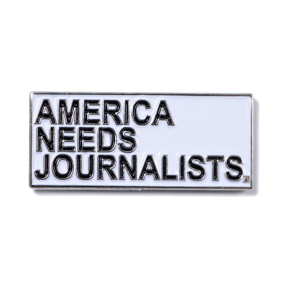 1000x1000 America Needs Journalists Enamel Pin. Journalist, Journalist quotes, Student newspaper