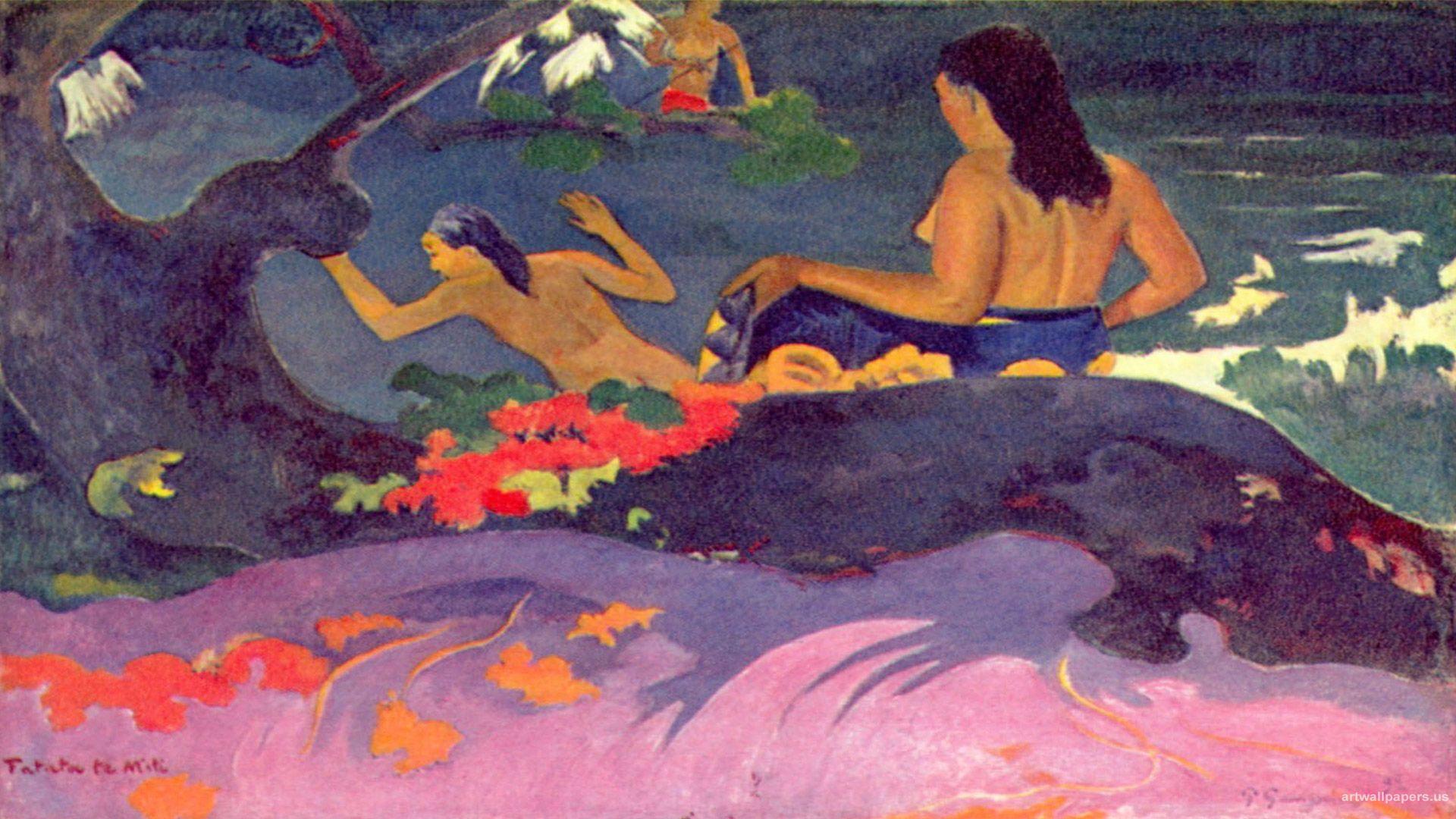 1920x1080 Free download Paul Gauguin Painting Wallpaper Art Wallpaper Full HD [1920x1080] for your Desktop, Mobile & Tablet. Explore Paul Gauguin Wallpaper. Paul Gauguin Wallpaper, Paul Wallpaper, Paul Wesley Background