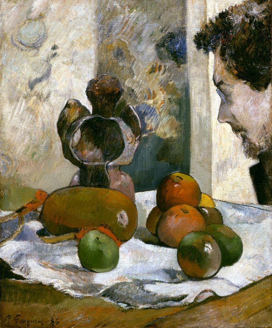 871x1050 Still Life with Profile of Laval Paul Gauguin on USEUM