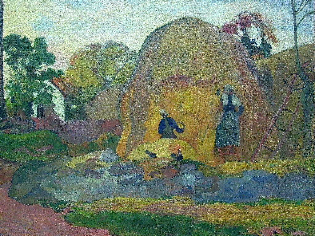 1024x768 Yellow Haystacks (Blond Harvest), 1889