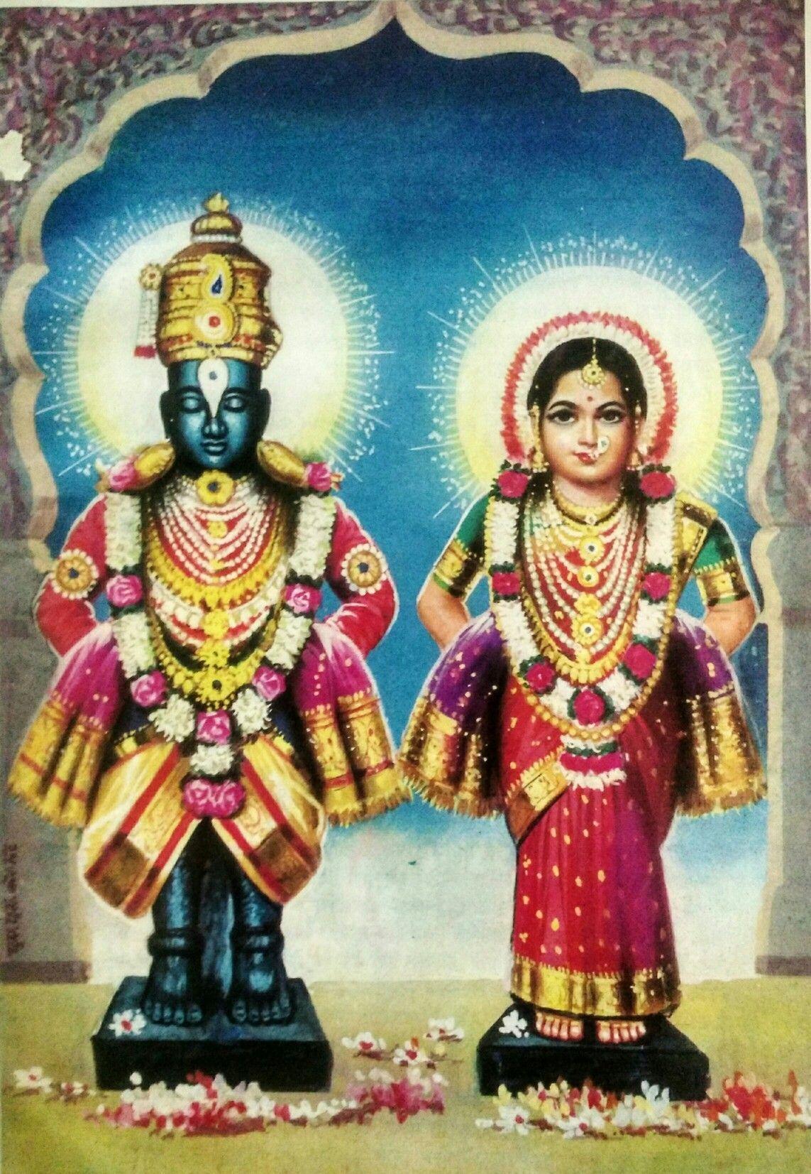 Buy SHB ART CREATION Vitthal Rukmini Attractive Idols murti 12 inch Gold VITTHAL  RUKMINI Pair Online at Low Prices in India  Amazonin