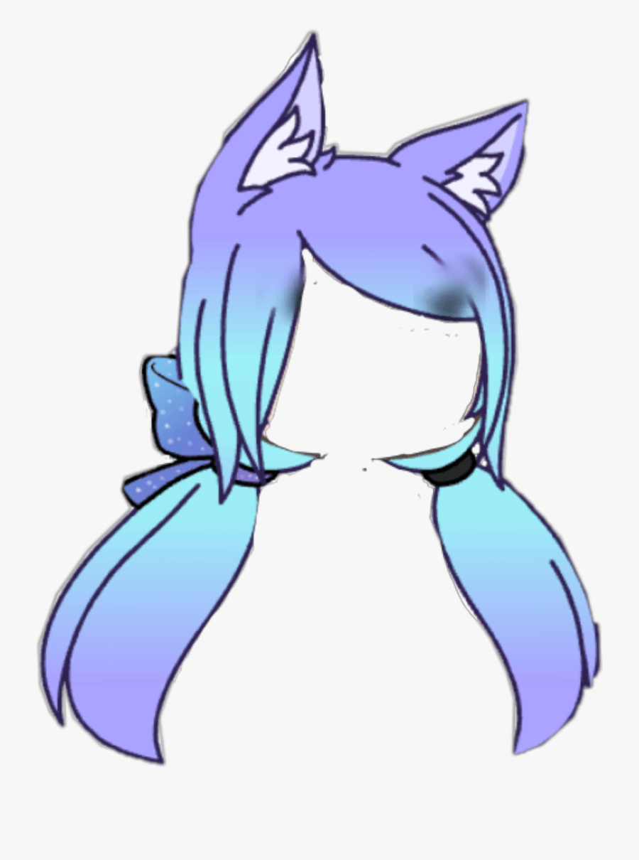 900x1210 wild #glaxy #galaxy #gacha #bow #purple #blue #bobble Wolfs Hair Galaxy, Free Transparent Clipart
