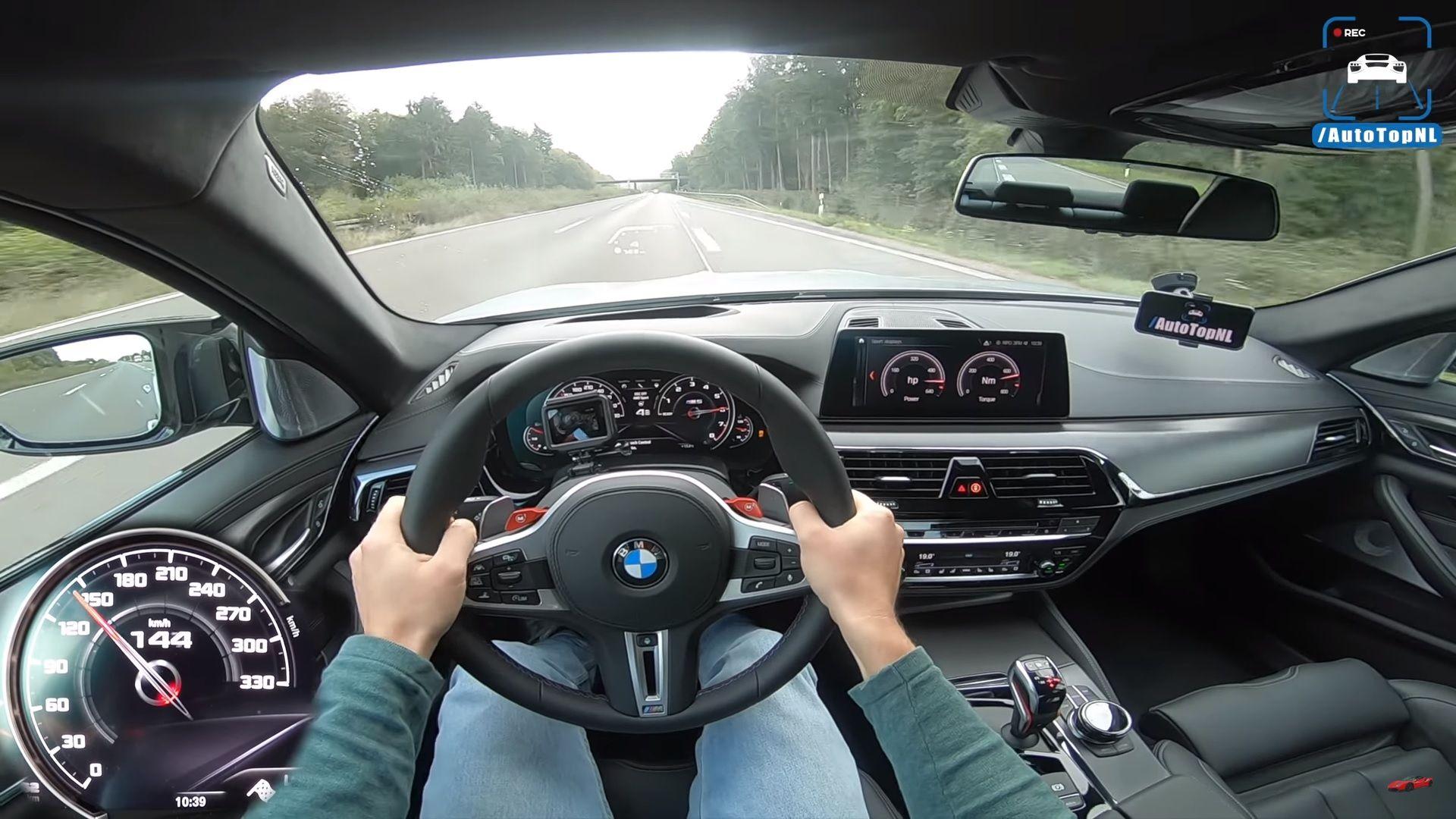 1920x1080 Watch A Brave Soul Max Out The F90 BMW M5 Competition On The Autobahn