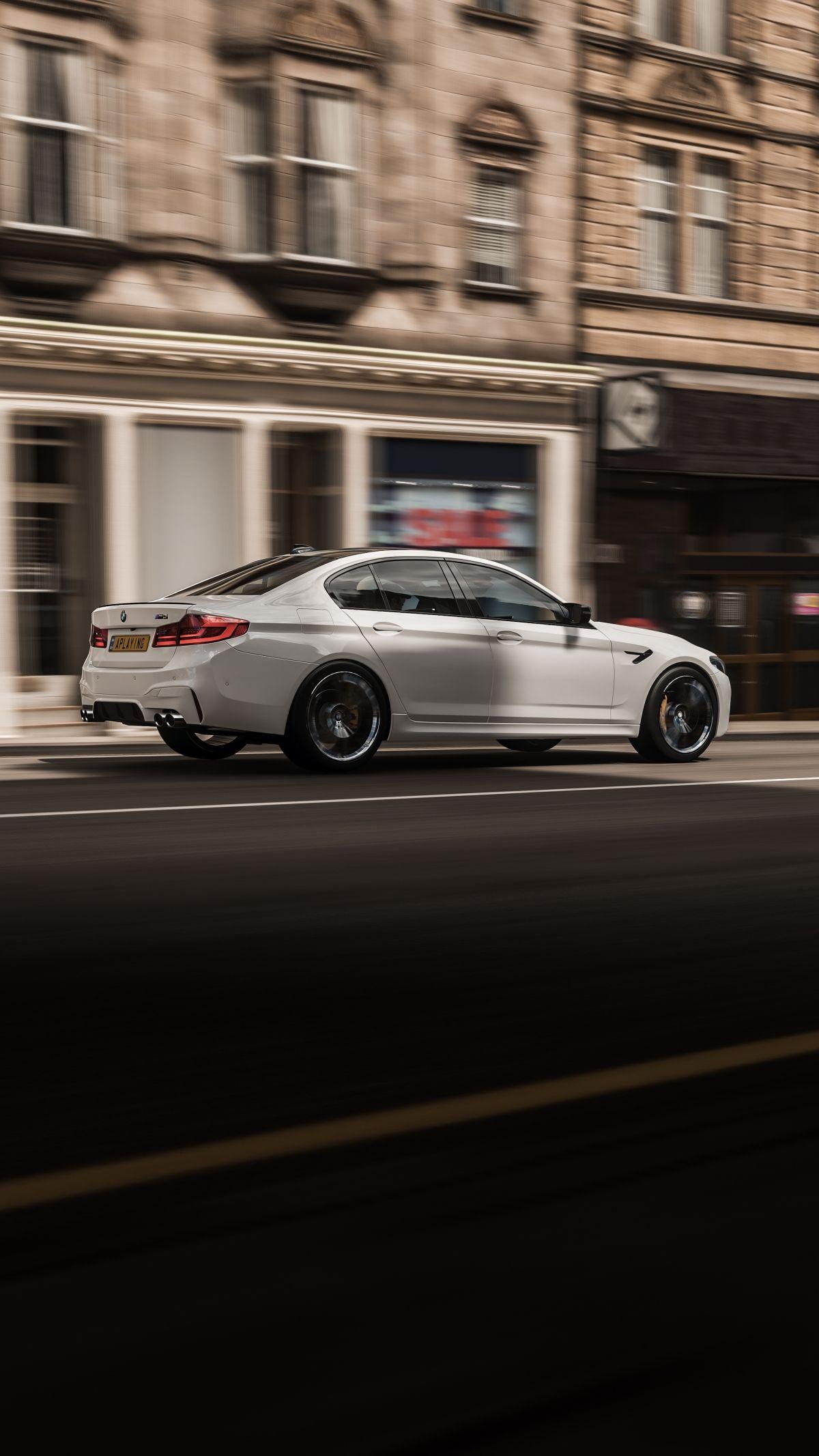1200x2133 BMW M5 F90 Side Wallpaper