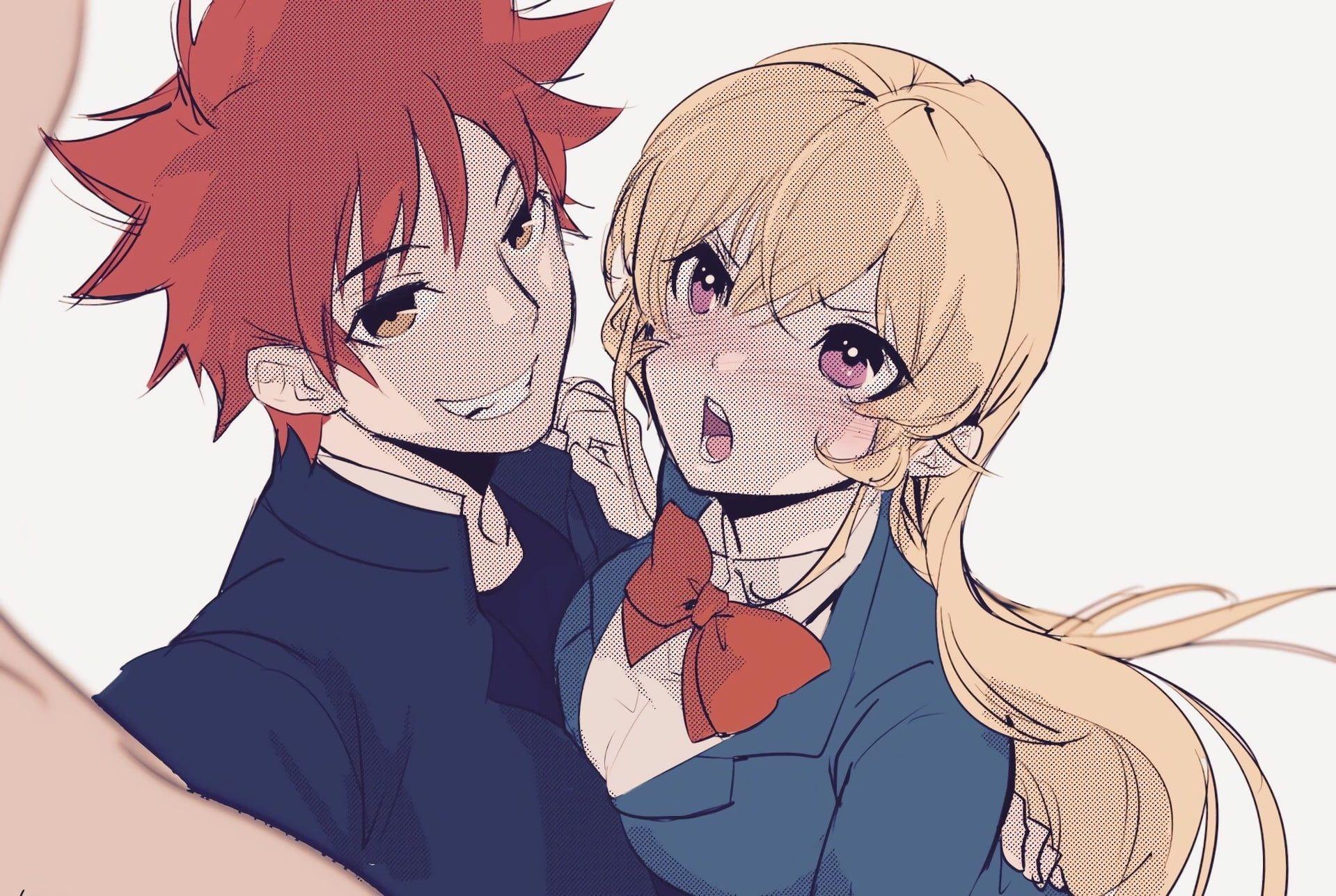 1919x1288 Yukihira Soma X Nakiri Erina HD Wallpaper