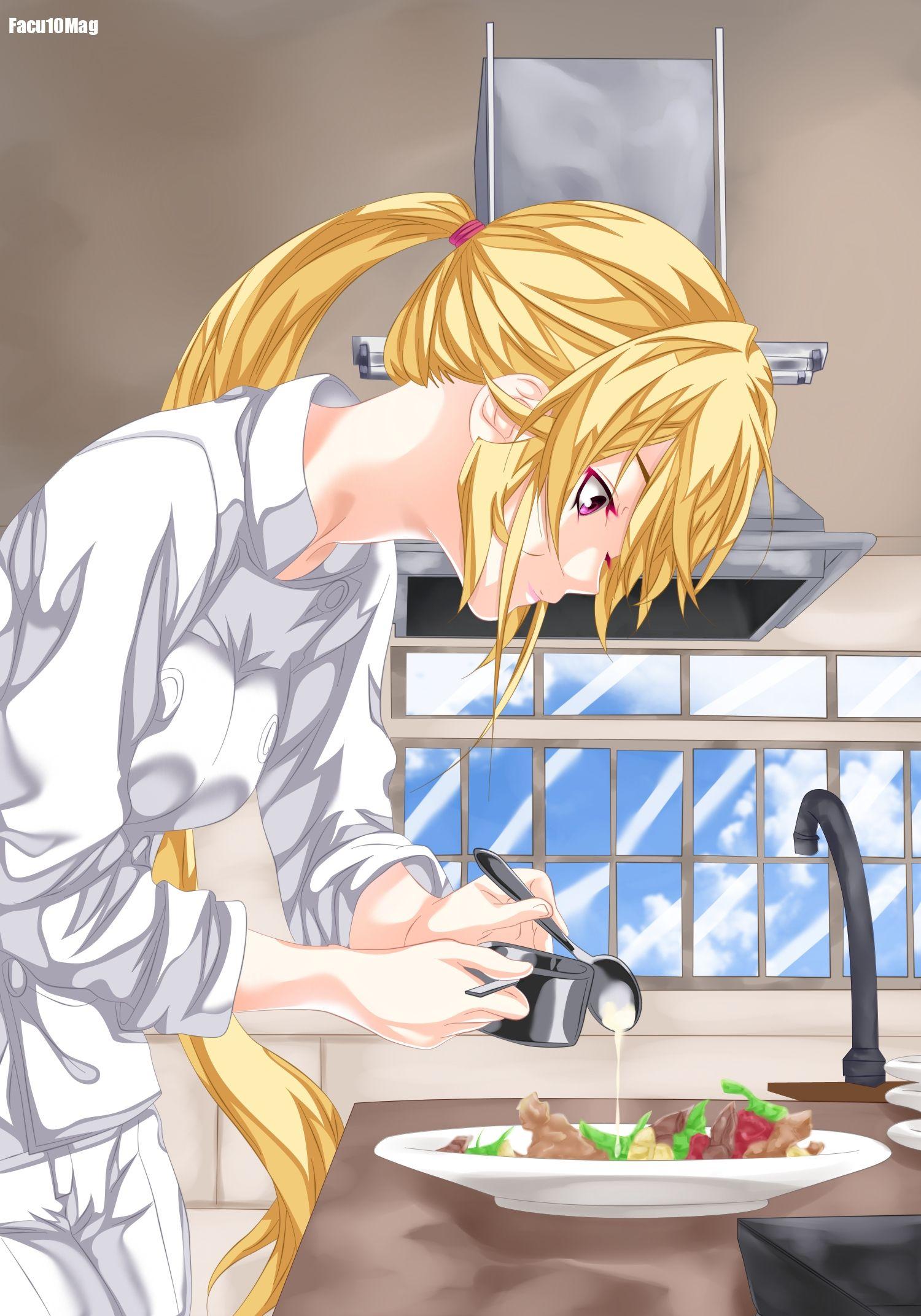 1500x2143 Nakiri Erina/. Manga girl, Anime, Manga