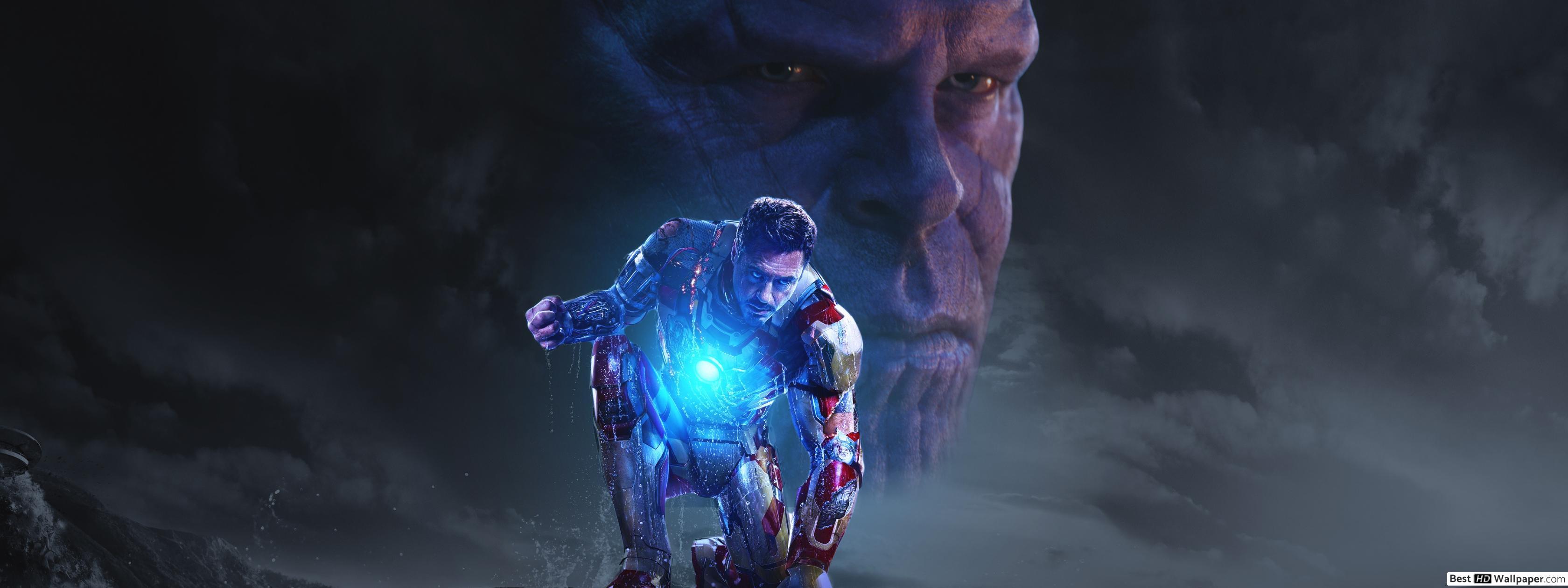 3360x1260 Dual Monitor Wallpaper Iron Man
