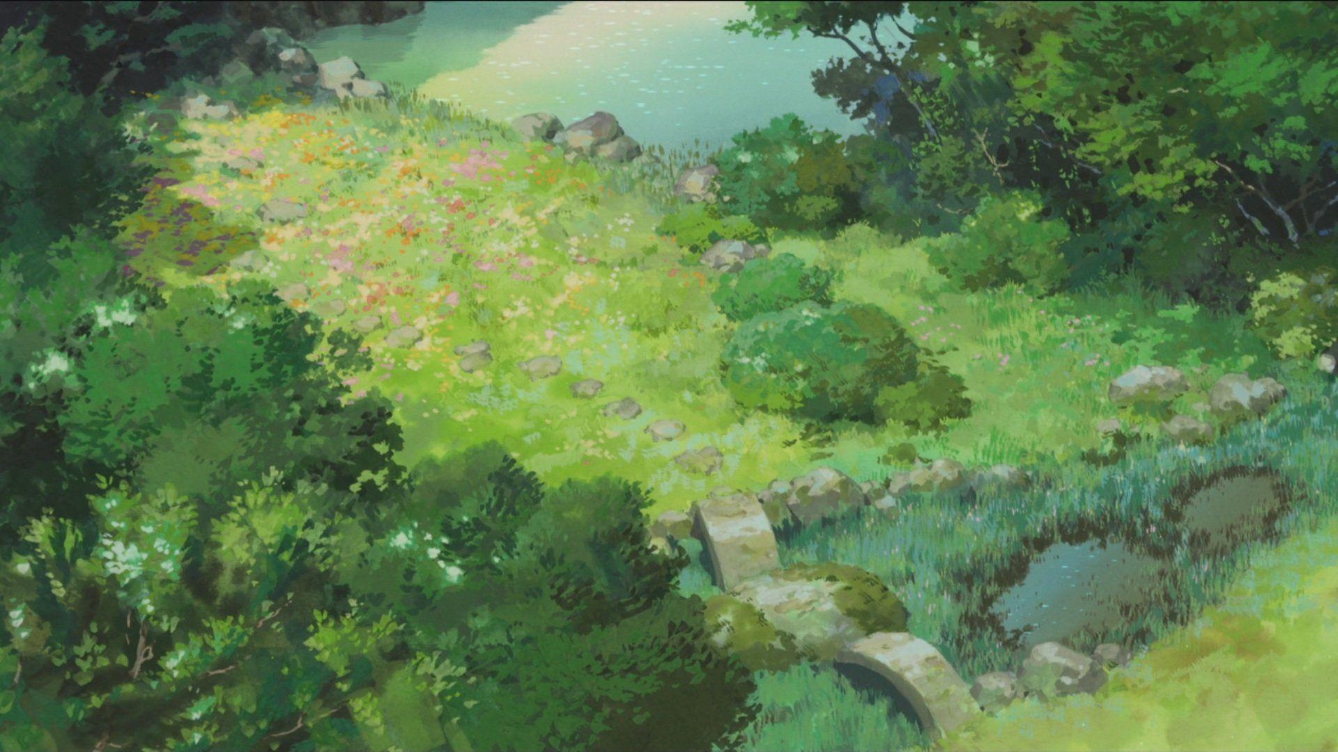 pokemon scenery closeup