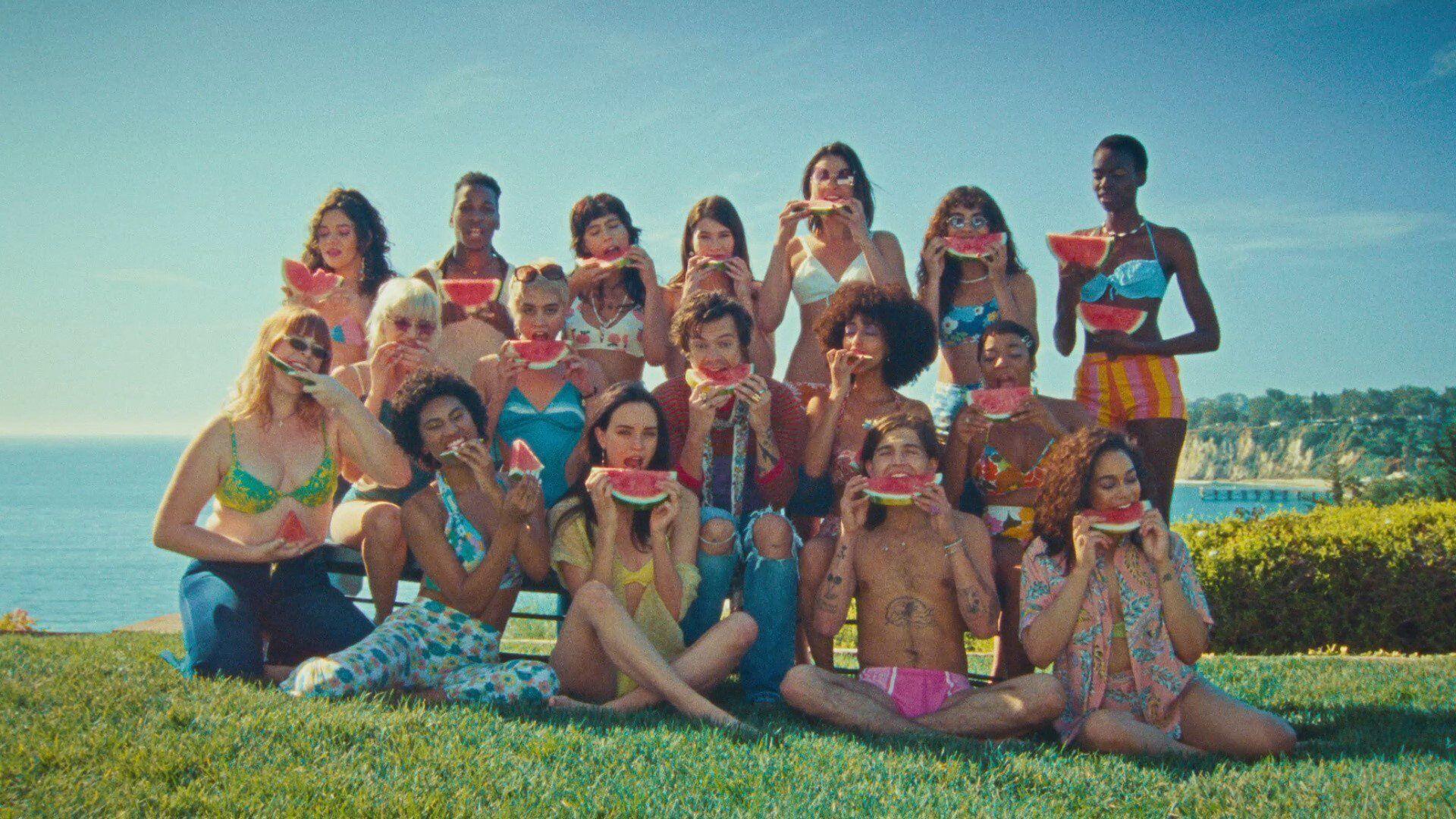 1920x1080 Harry Styles Premieres New 'Watermelon Sugar' Music Video 'Dedicated to Touching'