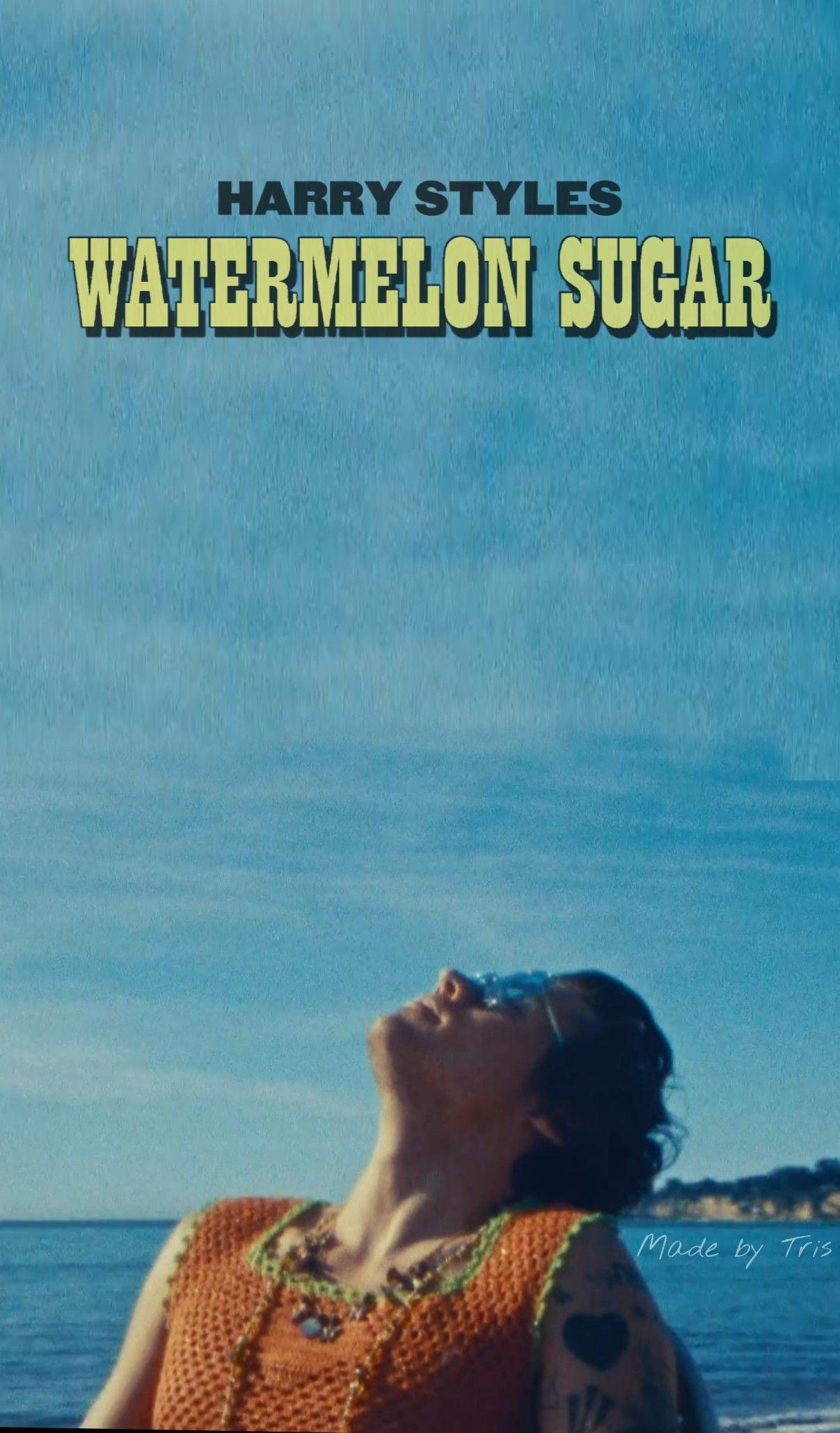 1207x2058 Watermelon Sugar. Harry styles wallpaper, Harry styles album cover, Cute wallpaper background