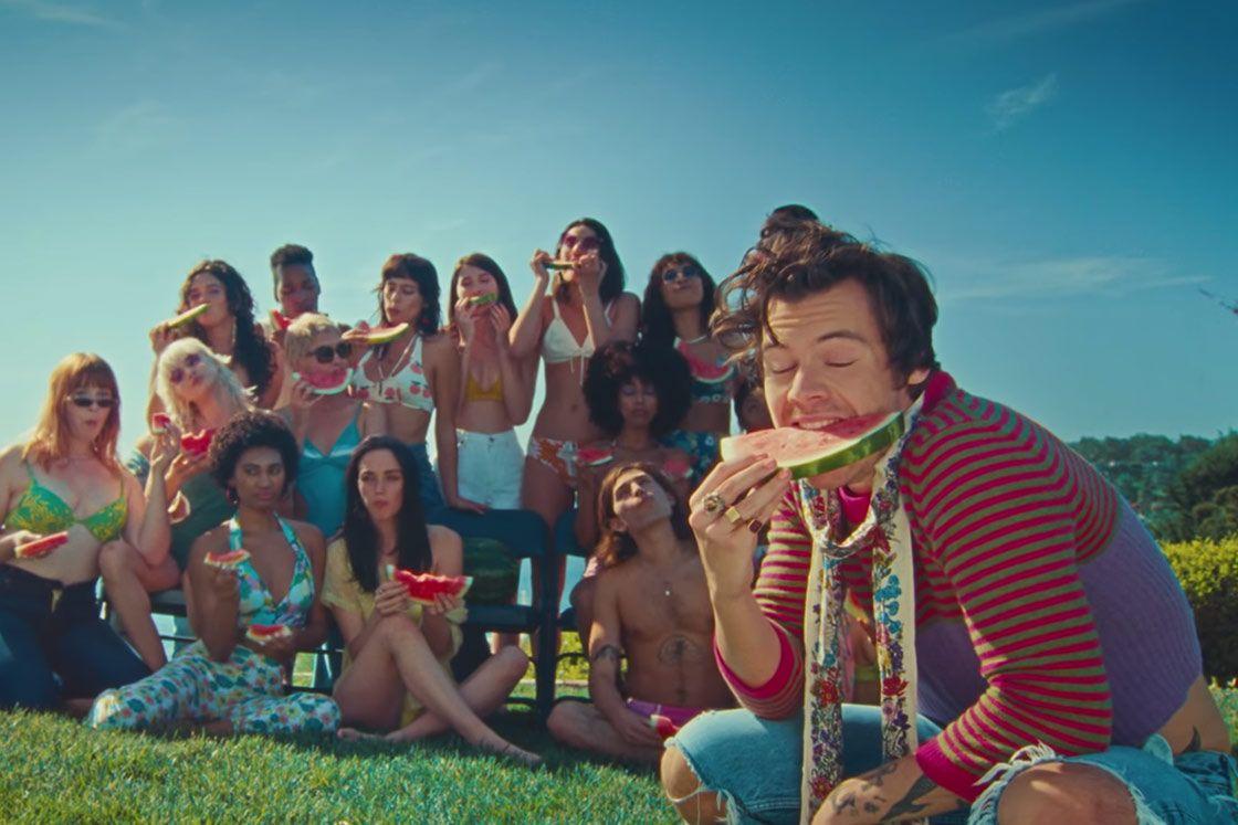 1120x747 Harry Styles' 'Watermelon Sugar' music video is a masterclass in summer styling
