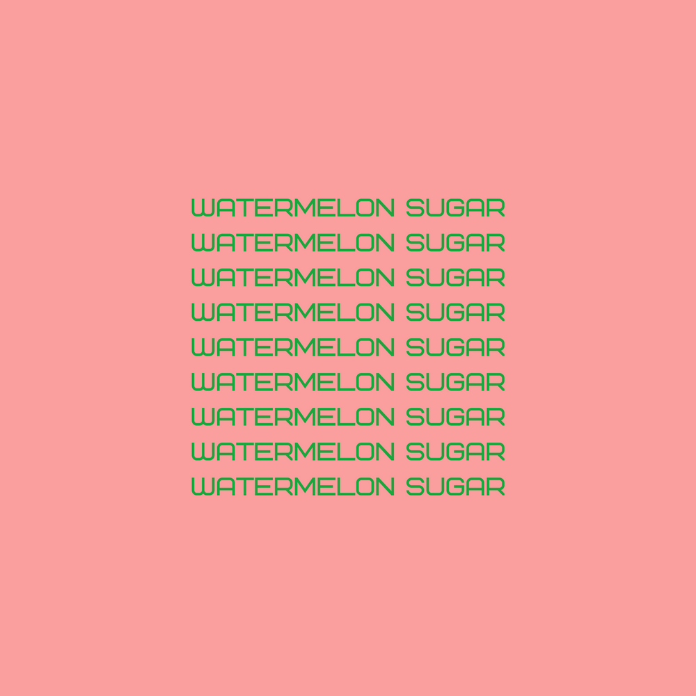 1000x1000 HARRY STYLES WATERMELON SUGAR TEXT Art Print By Racontwerk Small. Harry Styles Poster, Harry Styles Wallpaper, Harry Styles