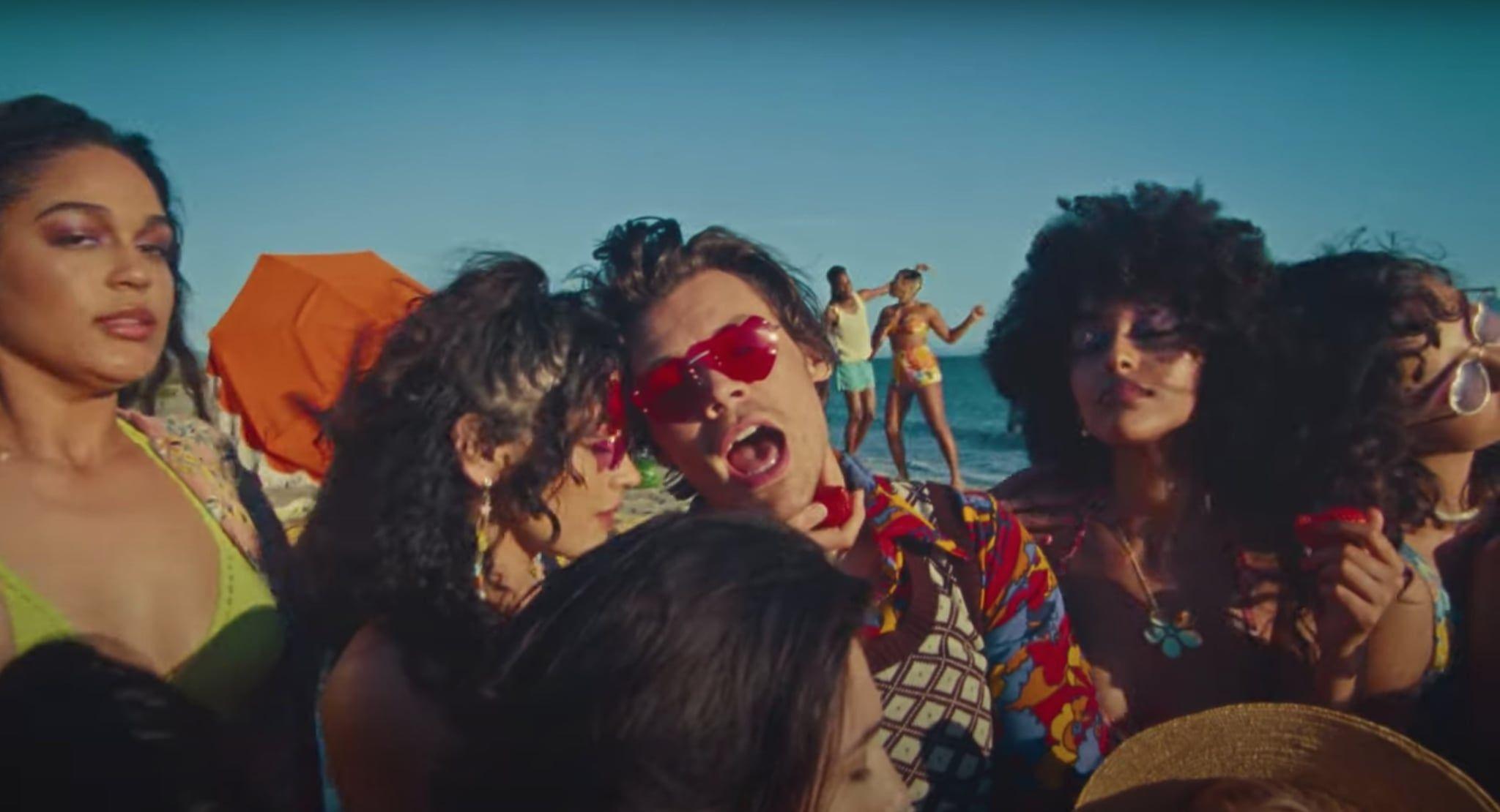 2048x1110 Fashion, Shopping & Style. BRB, Admiring Harry Styles's Watermelon Sugar Music Video Outfits