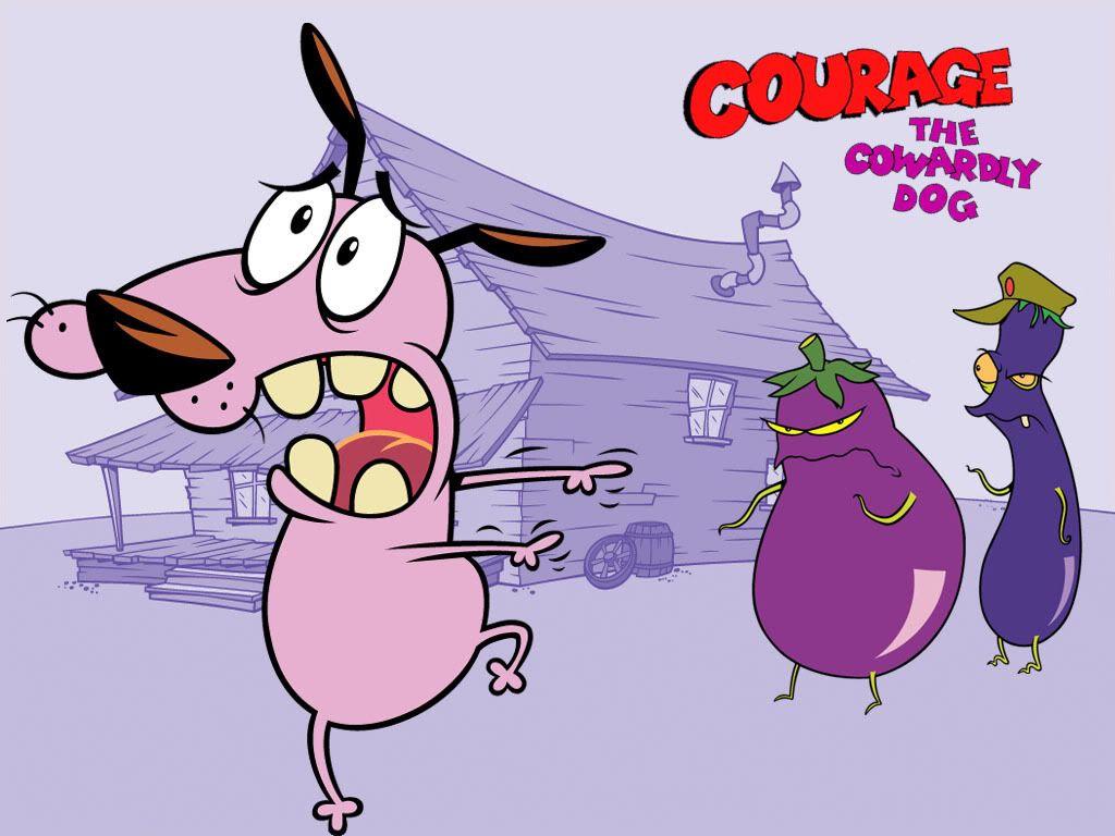 1024x768 Courage The Cowardly Dog Cartoon wallpaperx768