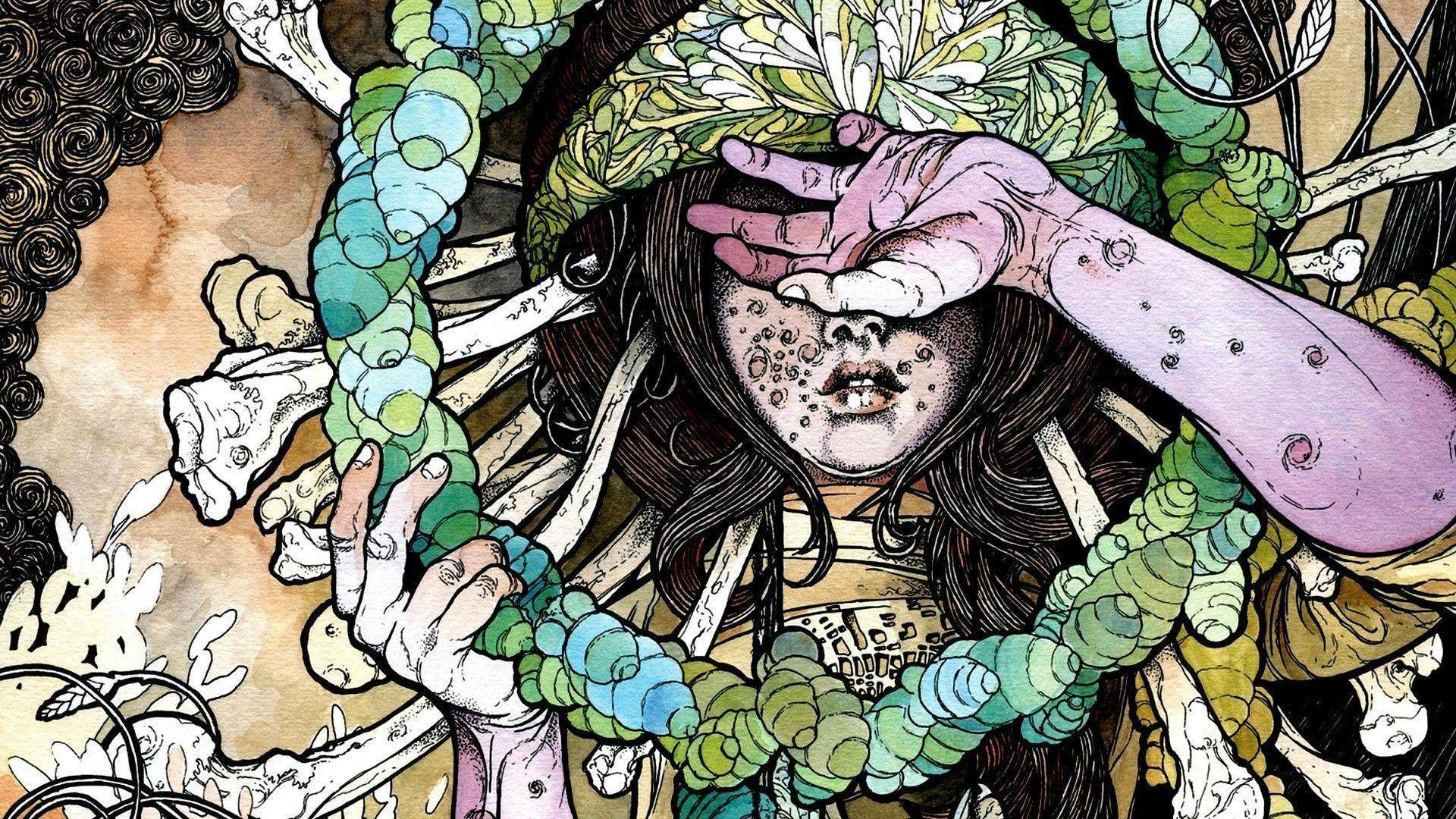 1920x1080 Trippy Girl Wallpaper