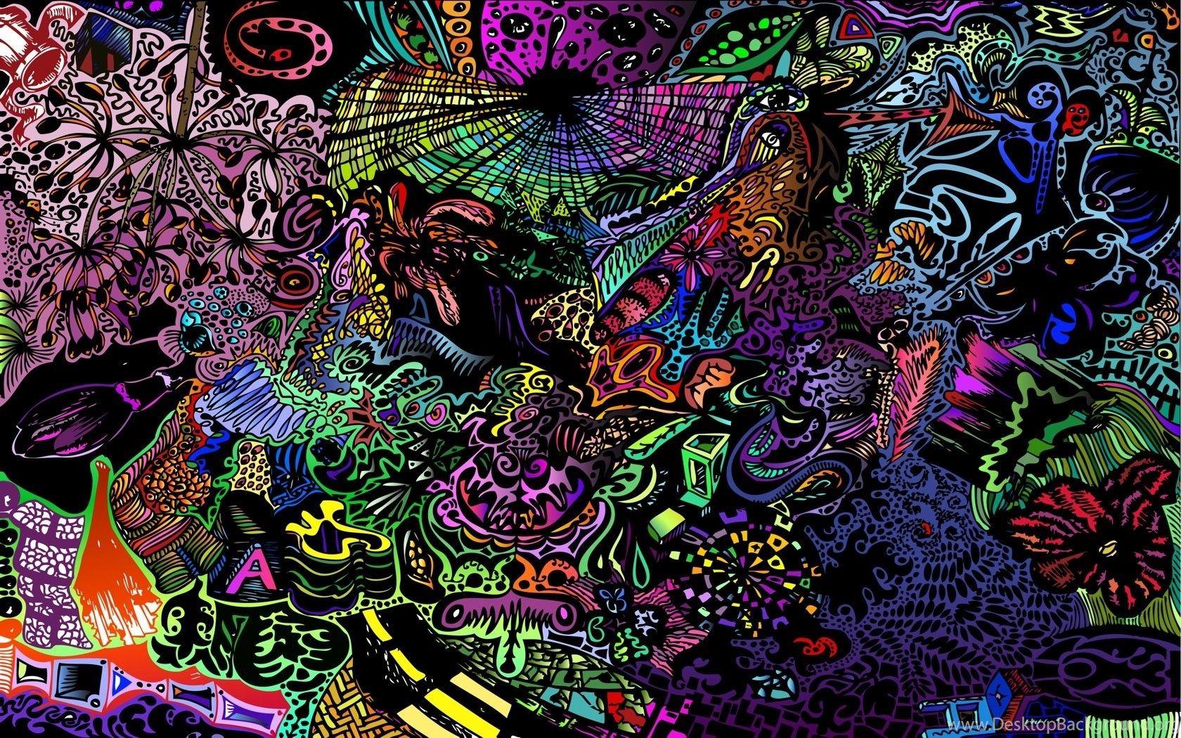 1680x1050 RePin Image: Trippy HD Wallpaper Desktop Background