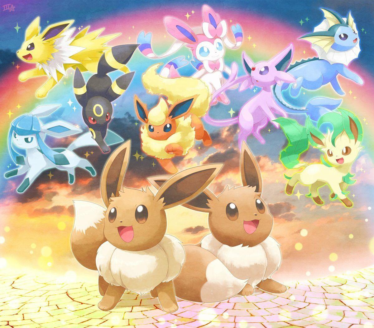 cute eeveelution wallpaper