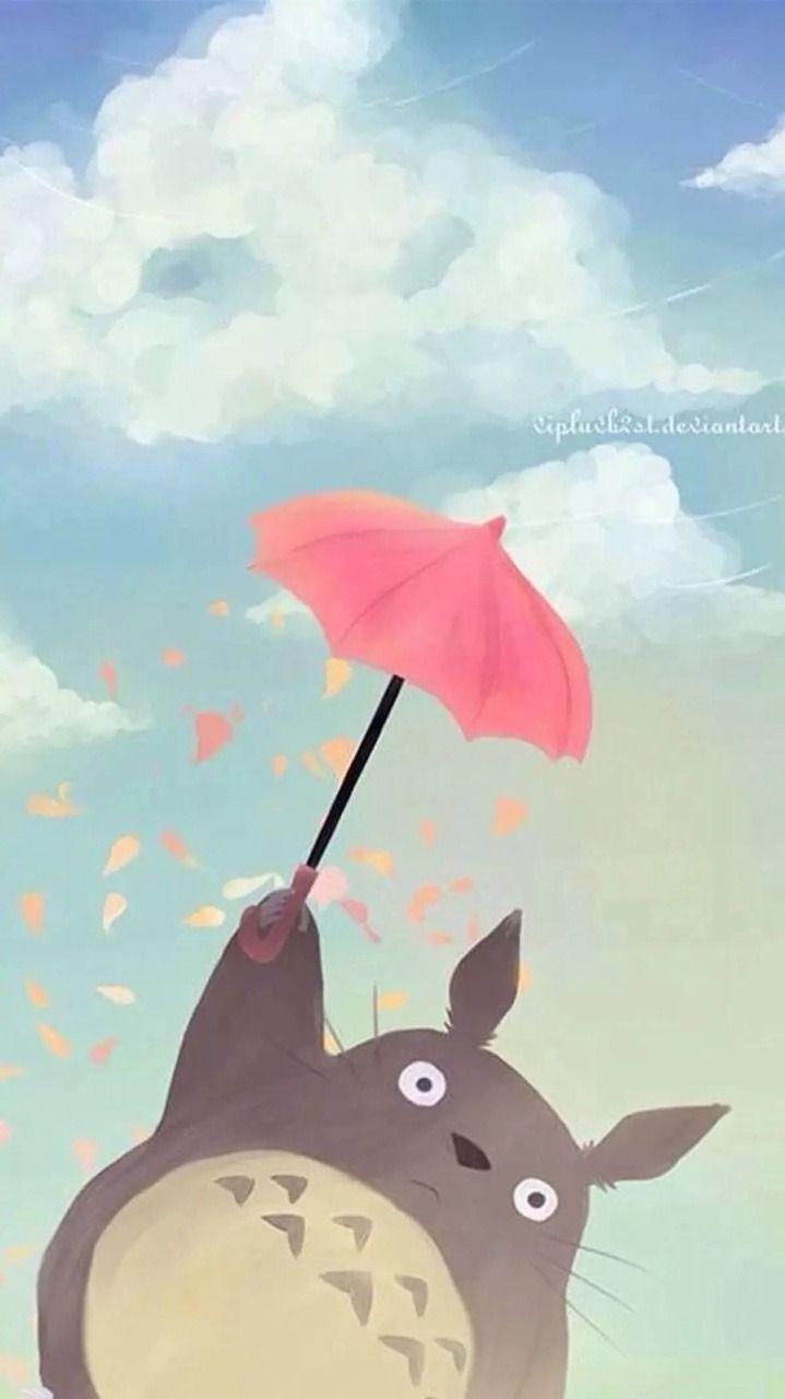 Totoro Umbrella Wallpapers - Top Free Totoro Umbrella Backgrounds ...