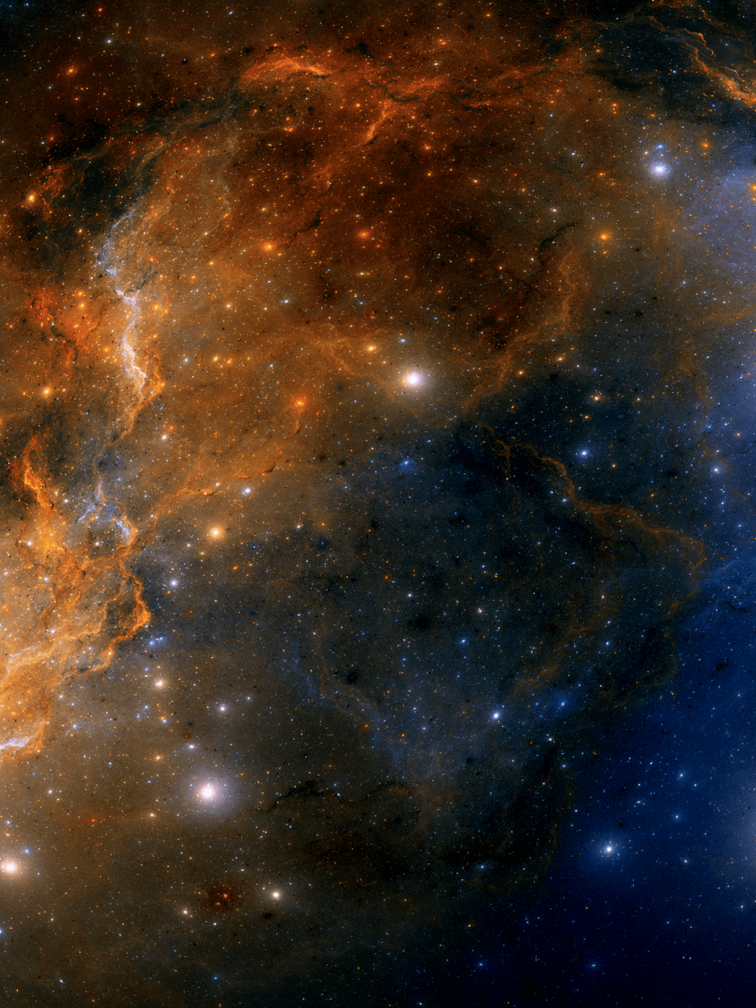 1536x2048 Download 1536x2048 Galaxy, Stars, Light, Nebula Wallpaper for Apple iPad Mini, Apple IPad 4