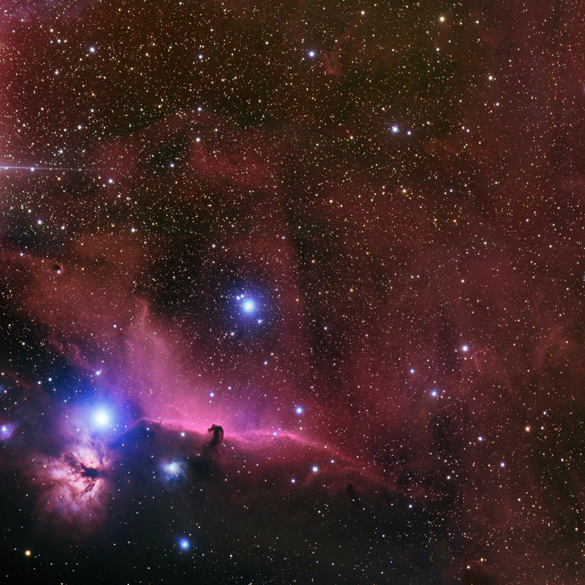 2048x2048 Space Nebula Wallpaper iPhone HD Wallpaper Free