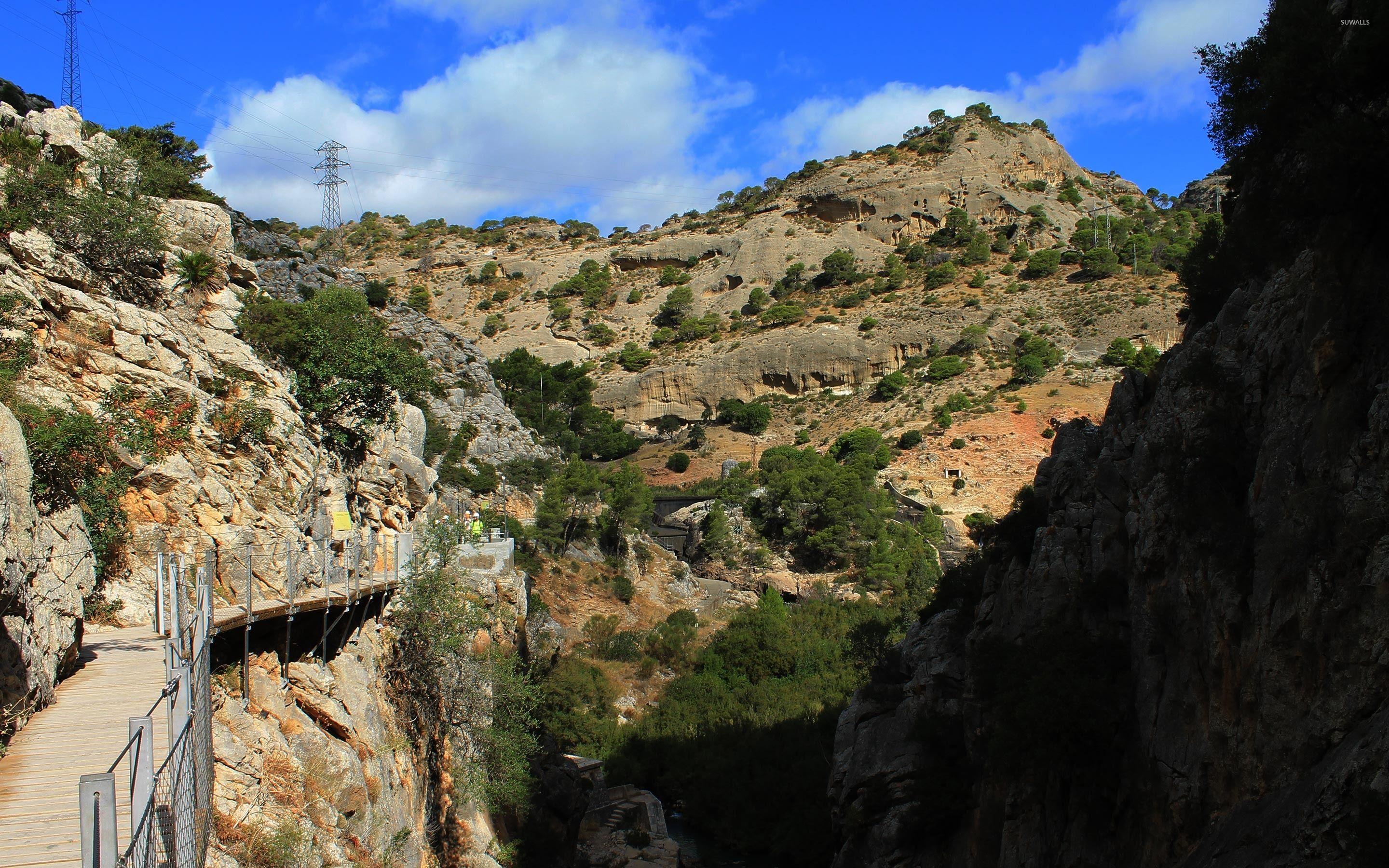 2880x1800 Spectacular view from Caminito del Rey wallpaper wallpaper