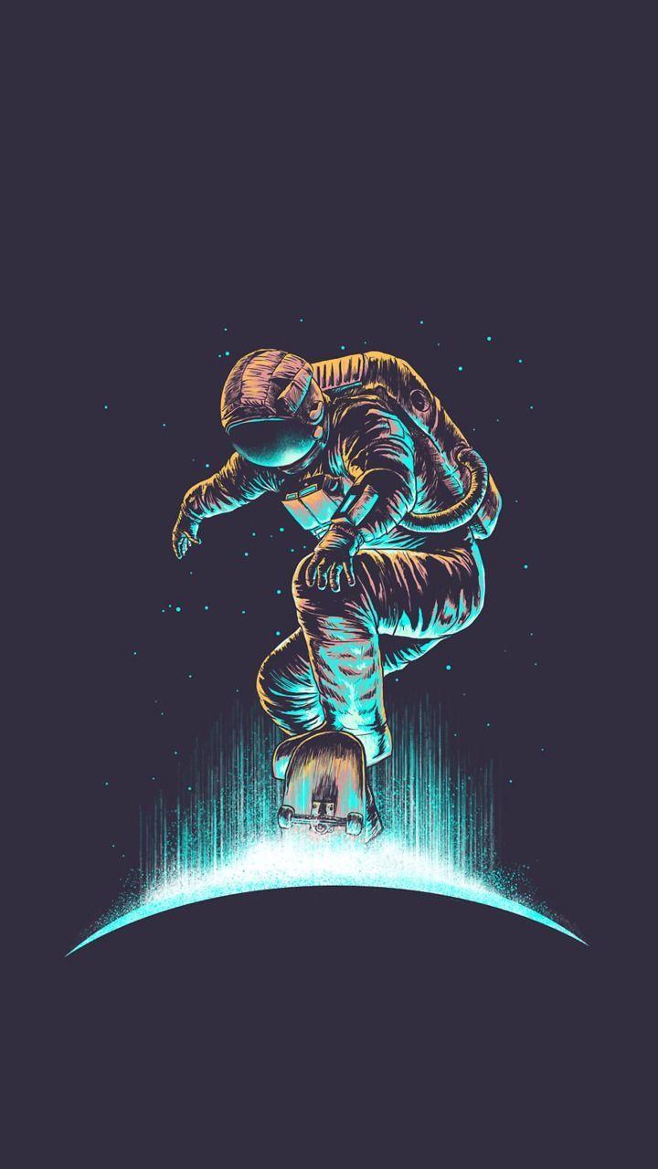 720x1280 Astronaut Dope HD Wallpaper