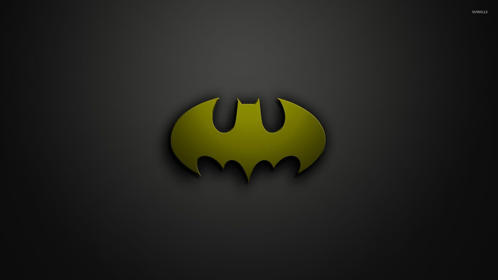 1920x1080 Green Batman logo wallpaper wallpaper