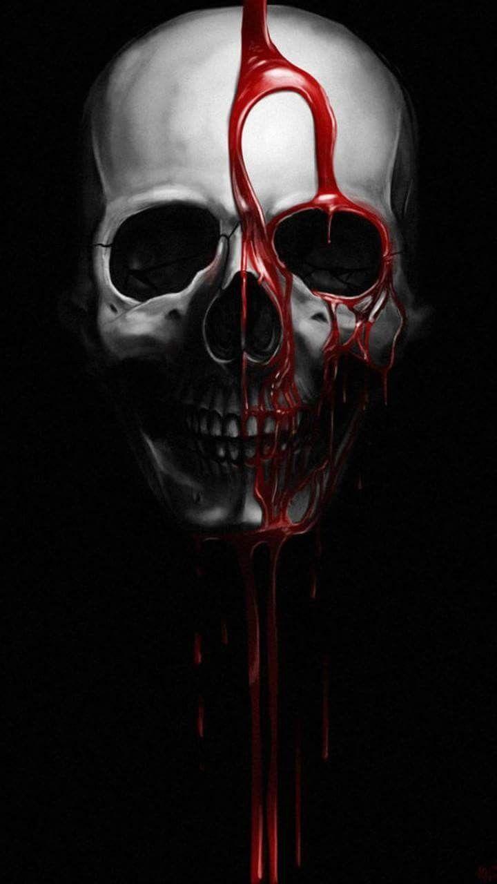720x1280 Skulls n Skeletons. Skull wallpaper, Skull painting, Skull artwork