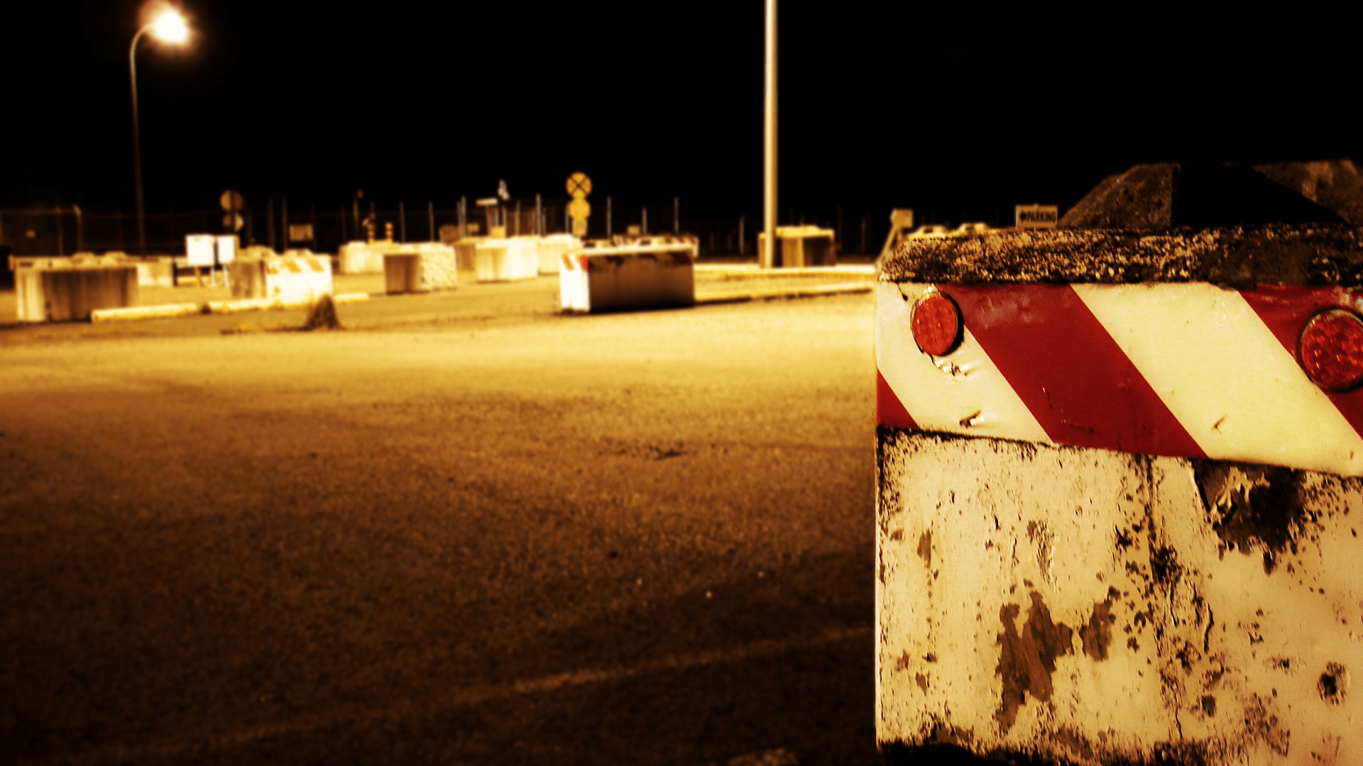 1920x1080 cityscapes, night, parking lot wallpaper